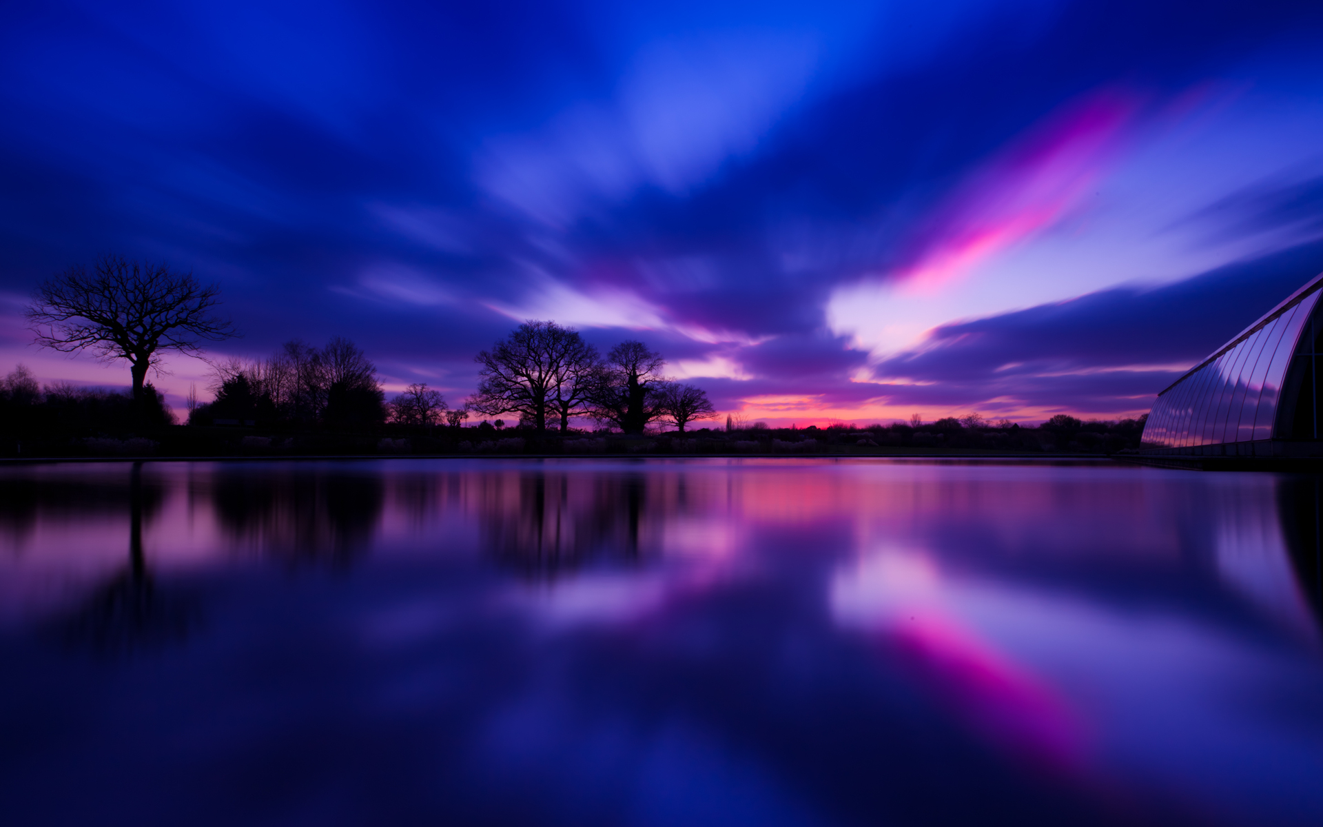 sunset, pastel, earth, reflection, england, evening, river, tree, united kingdom