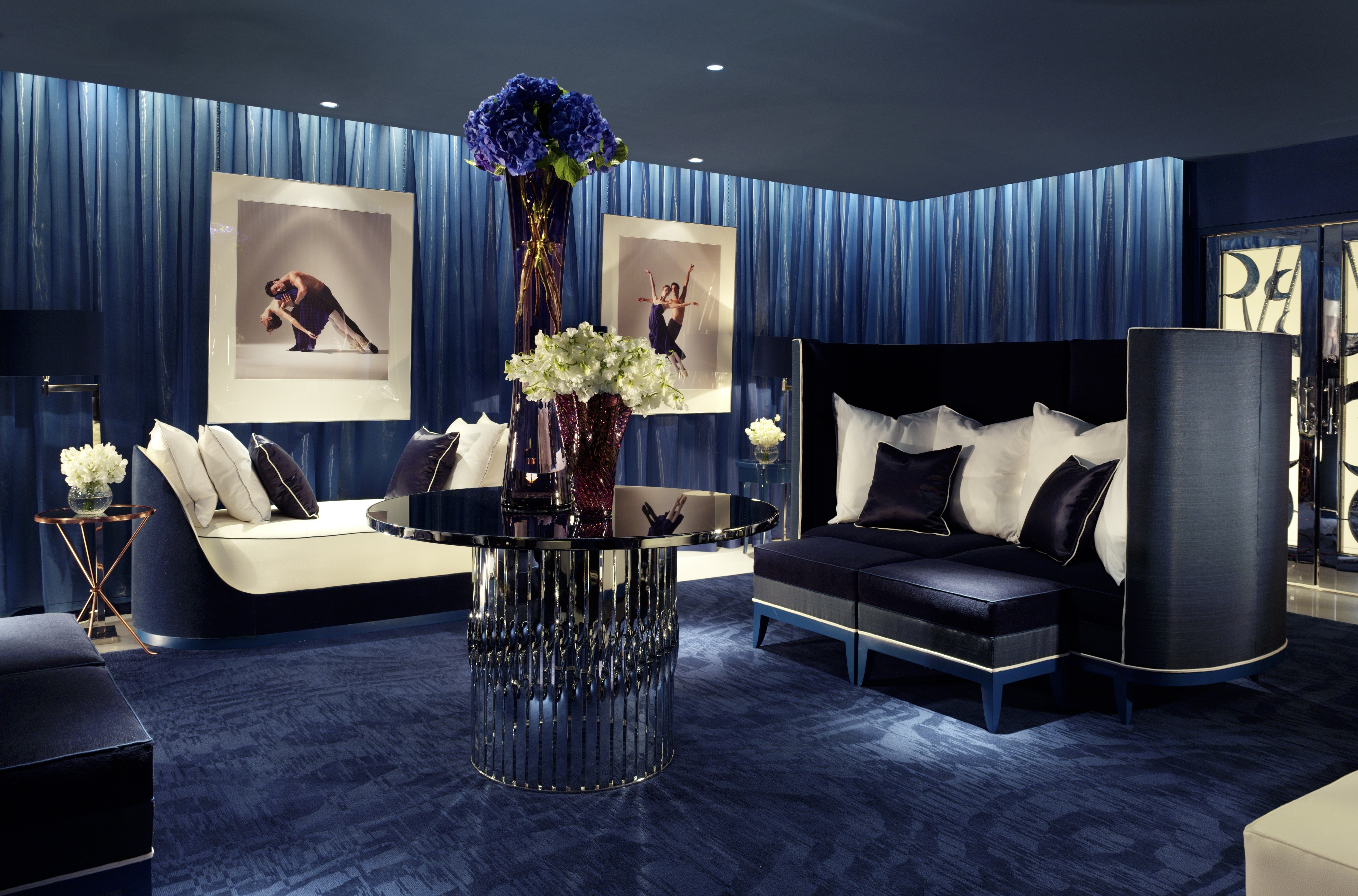Horizontal Wallpaper flowers, interior, paintings, miscellanea, miscellaneous, furniture, living room, sofas, hotel