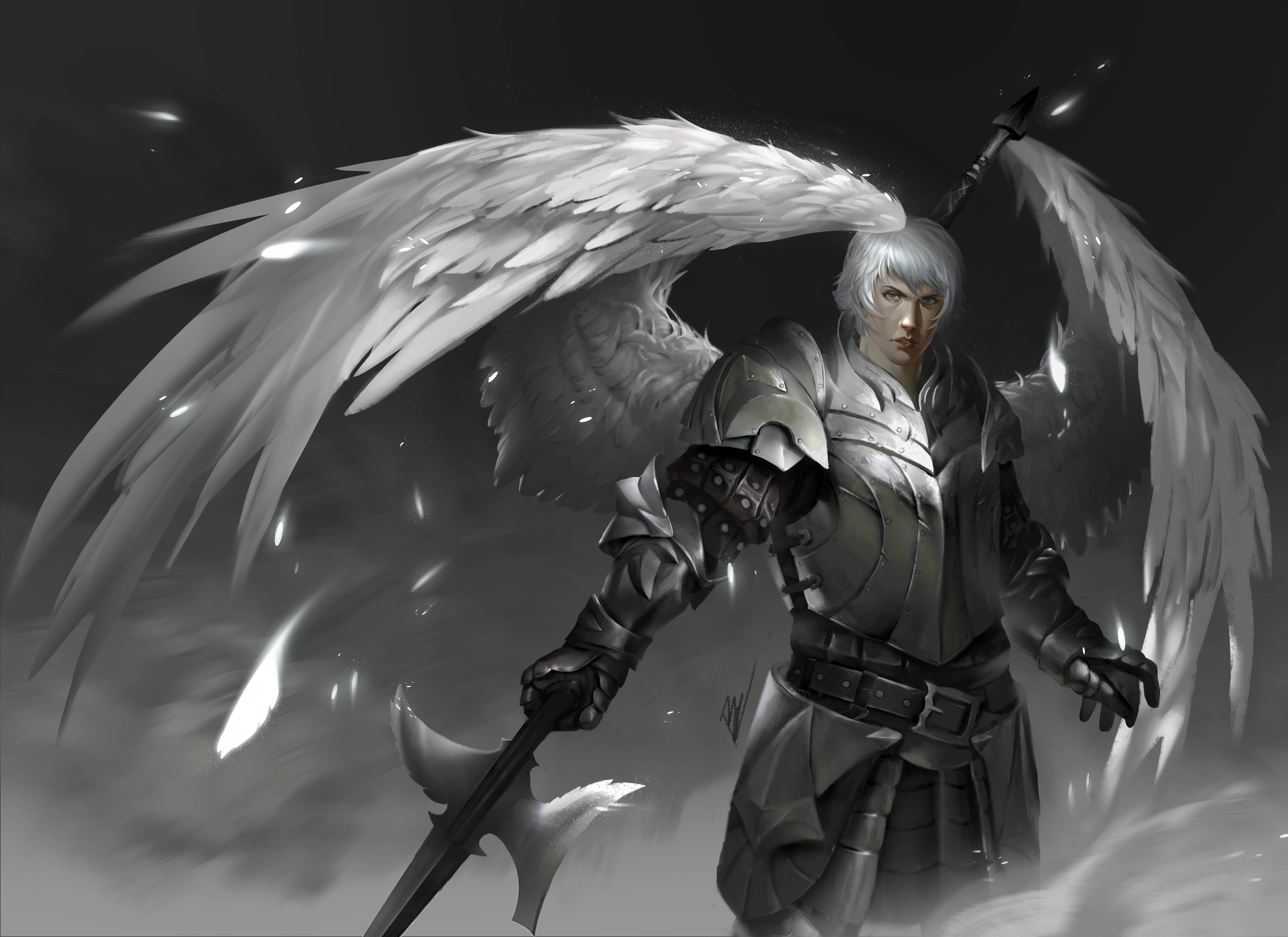 Крылатые архангелы. Падший Архангел в доспехах. Воин с крыльями. Крылатый воин. Ангел воин.