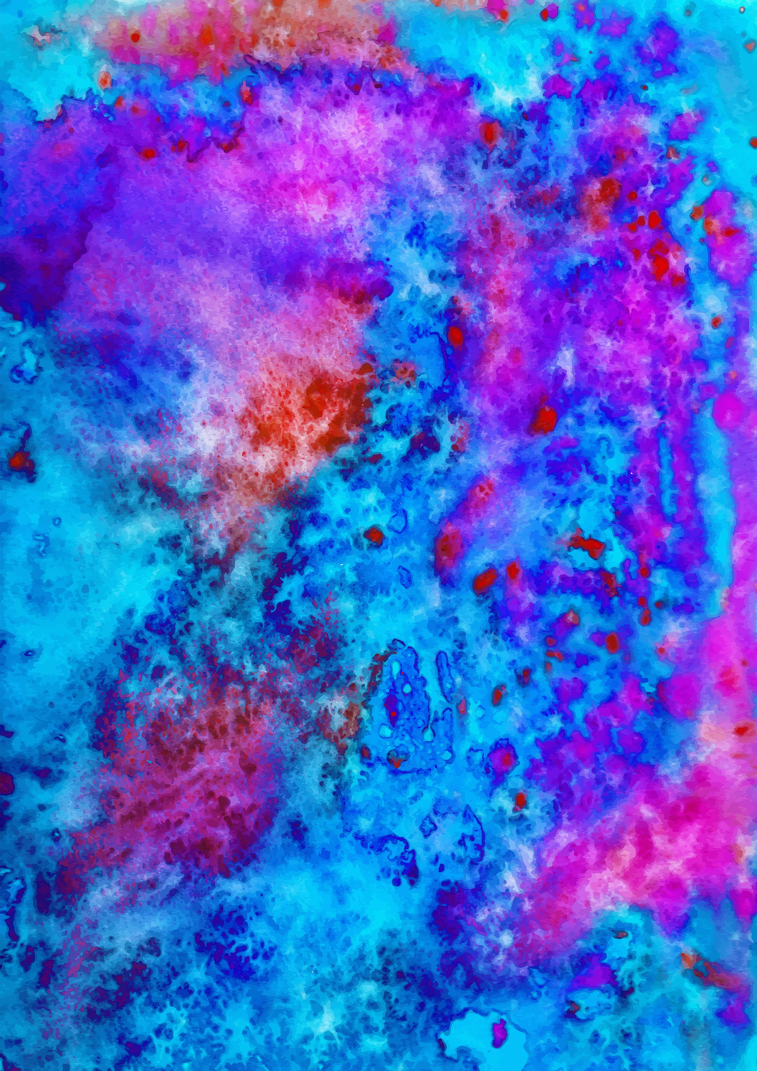 Download mobile wallpaper Watercolor, Stains, Spots, Paint, Abstract for free.