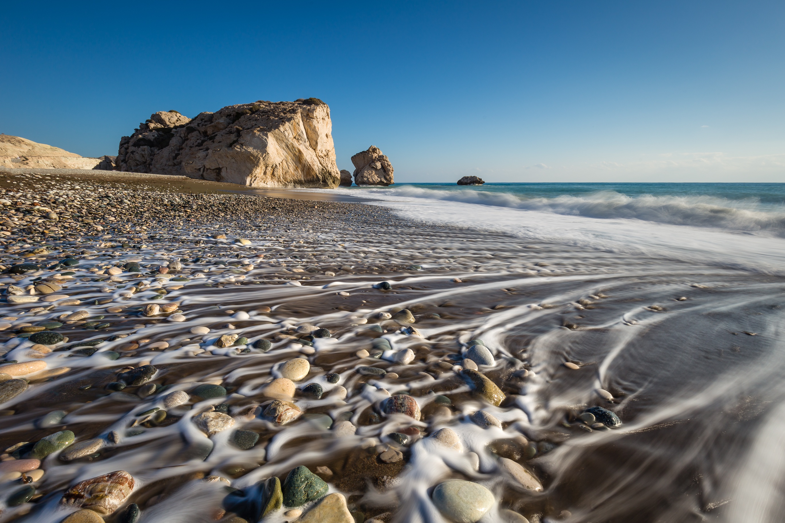earth, beach, cyprus Phone Background