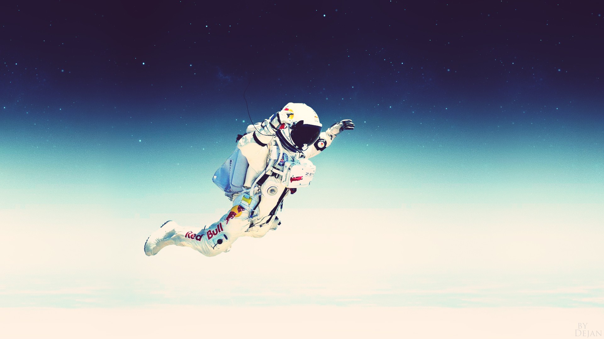 jump, sports, skydiving, felix baumgartner, red bull HD wallpaper