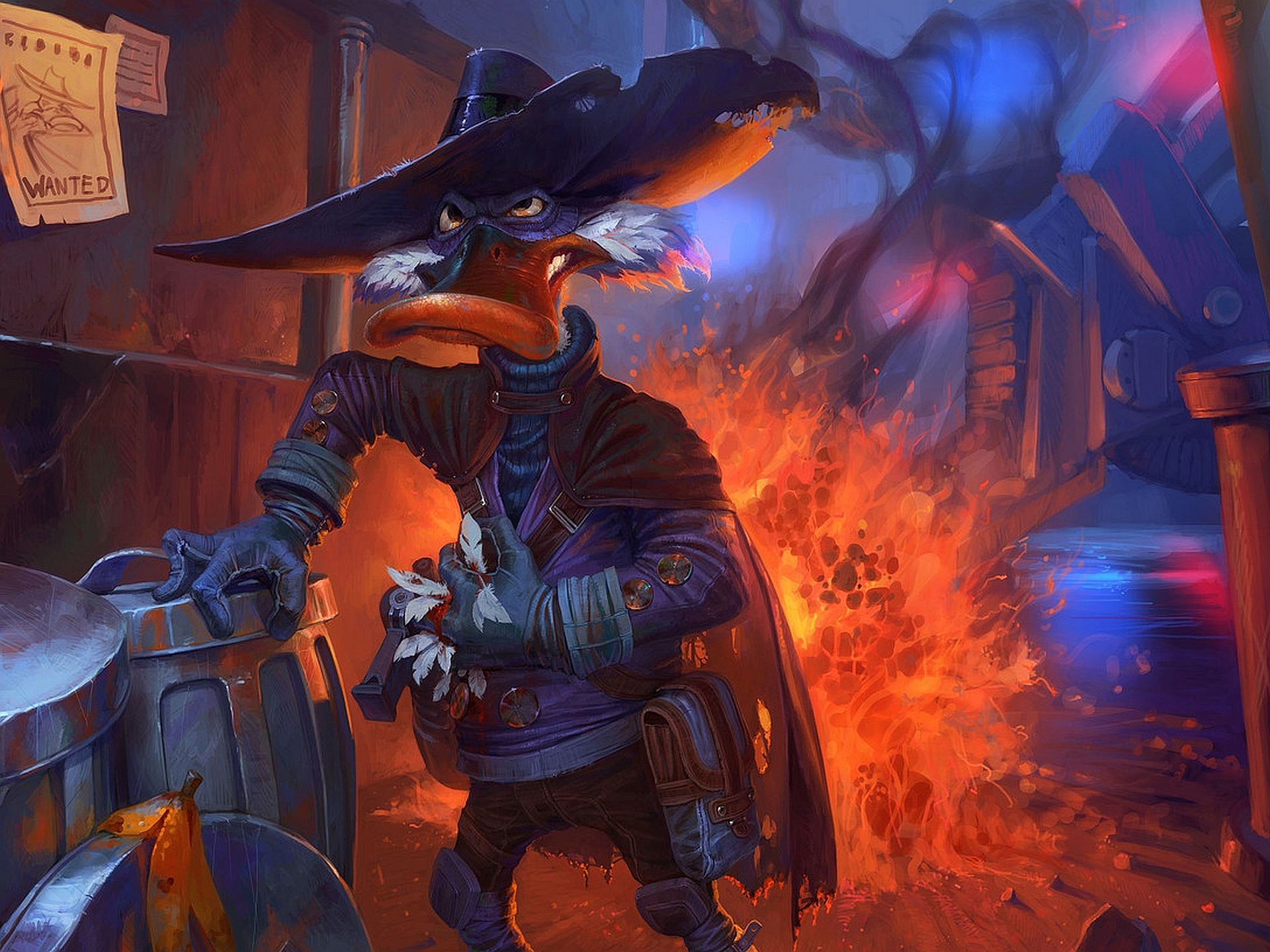 Черный плащ Darkwing Duck