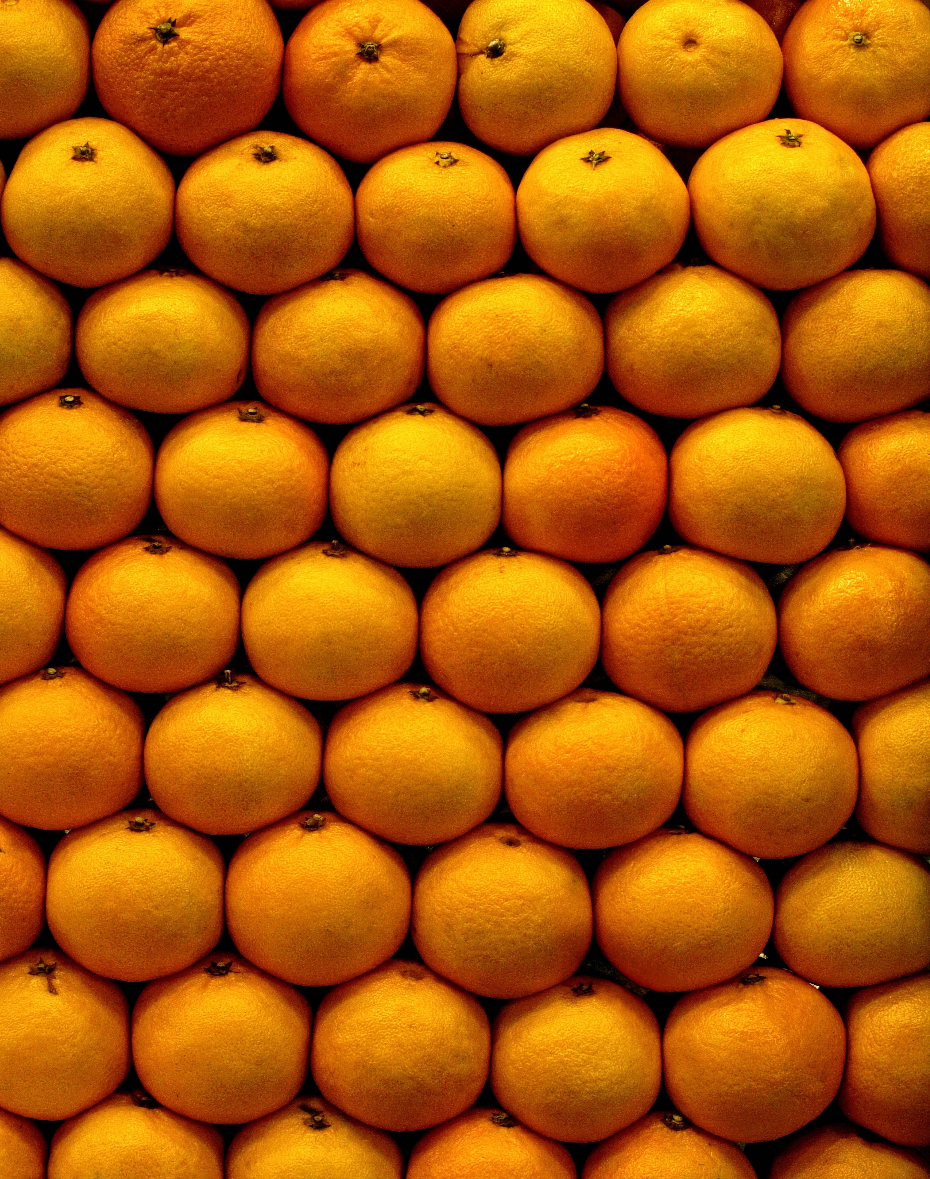 fruits, food, oranges, tangerines, citrus, ripe phone background