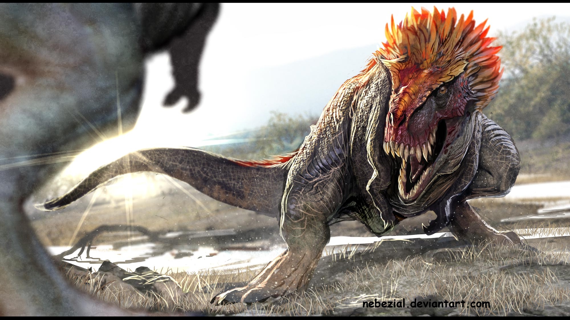 338610 Hintergrundbild herunterladen tiere, tyrannosaurus rex, dinosaurier - Bildschirmschoner und Bilder kostenlos