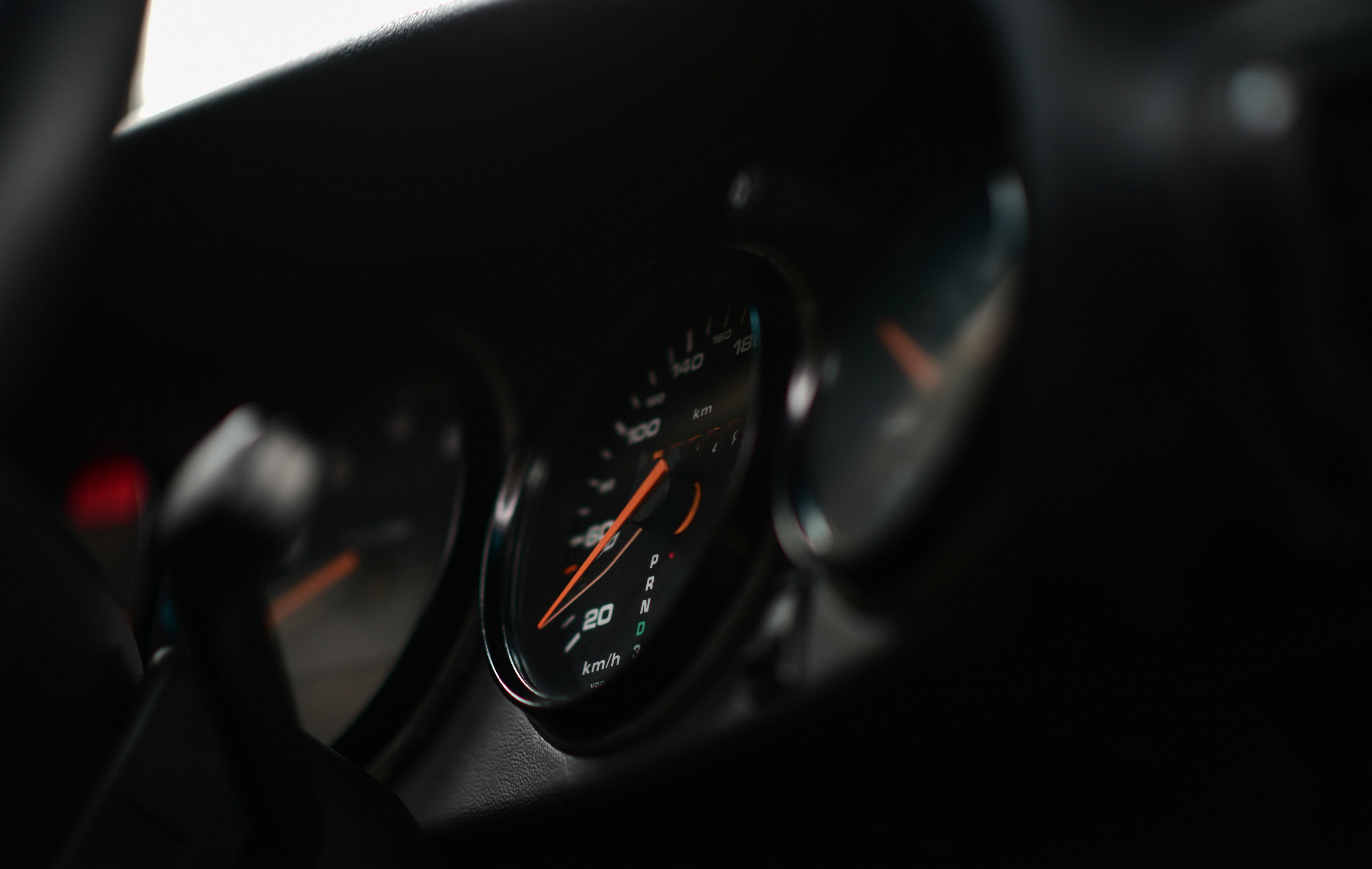 black, speedometer, cars, car, machine, control panel, salon Free Stock Photo