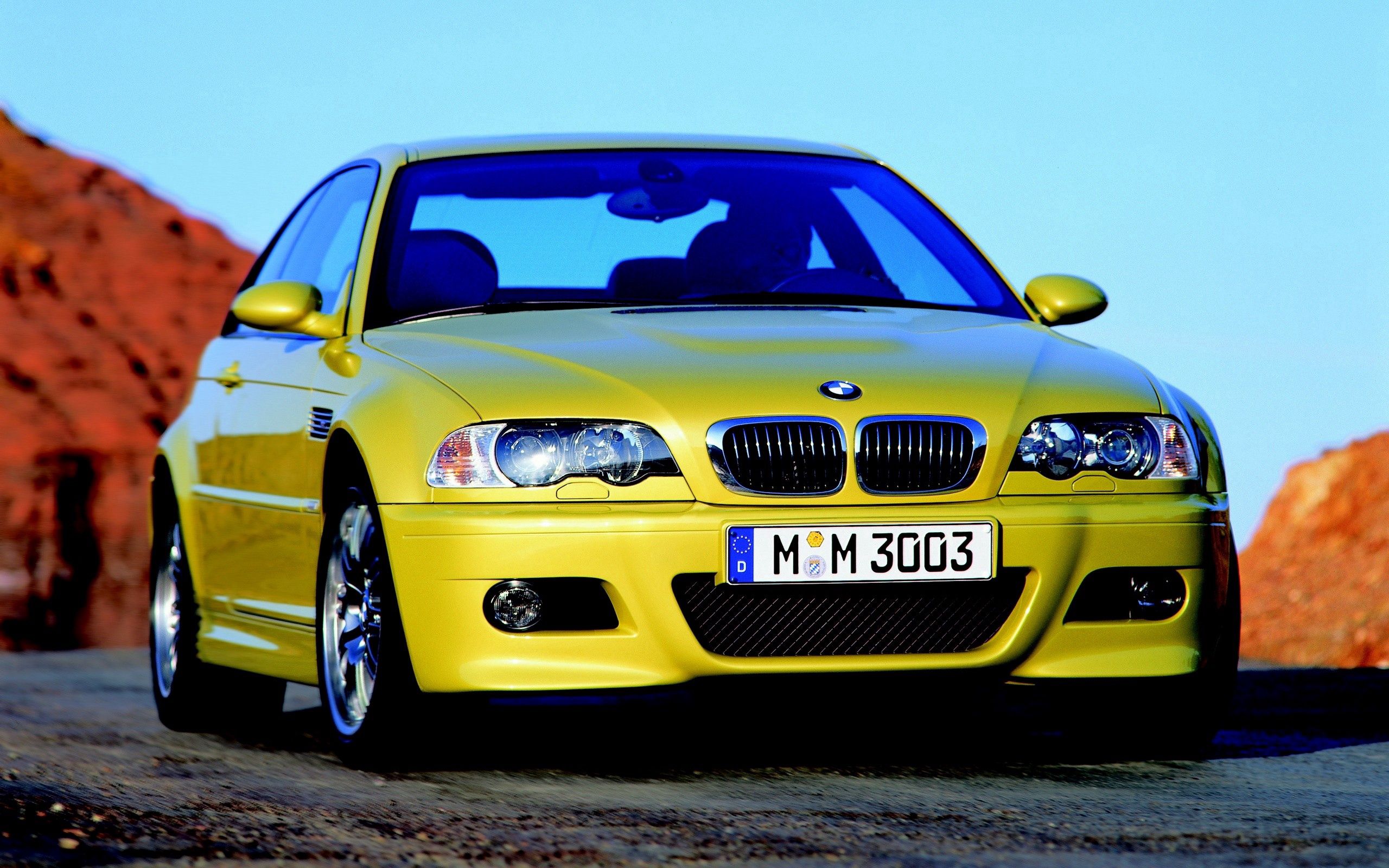 BMW e46 Yellow