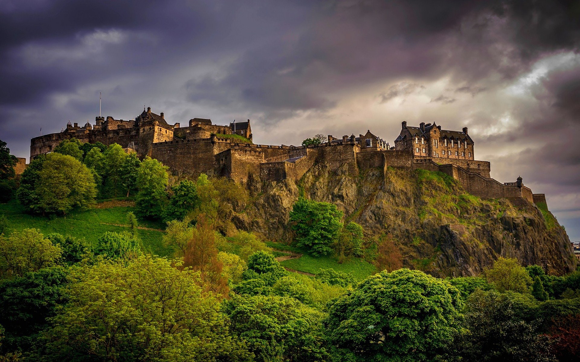 321495 скачать обои эдинбург, сделано человеком, эдинбургский замок, замок, замки - заставки и картинки бесплатно