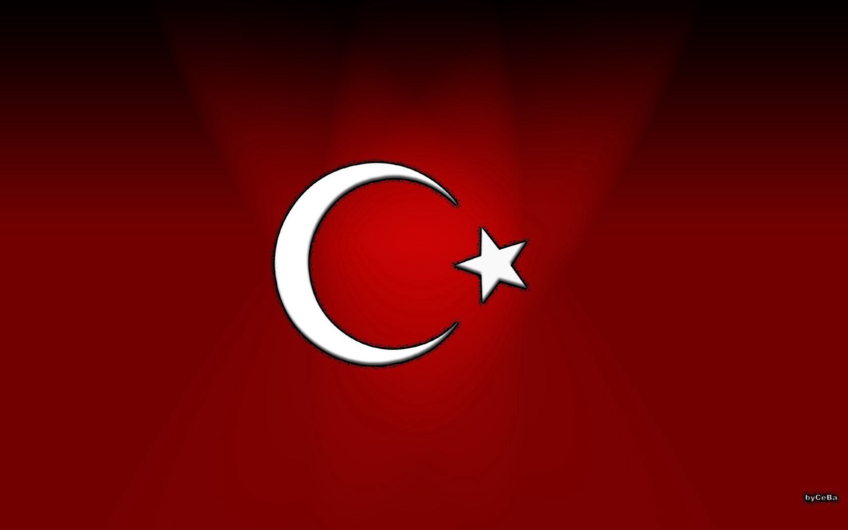 muslims, white, red, miscellanea, miscellaneous, flag, crescent, traditions
