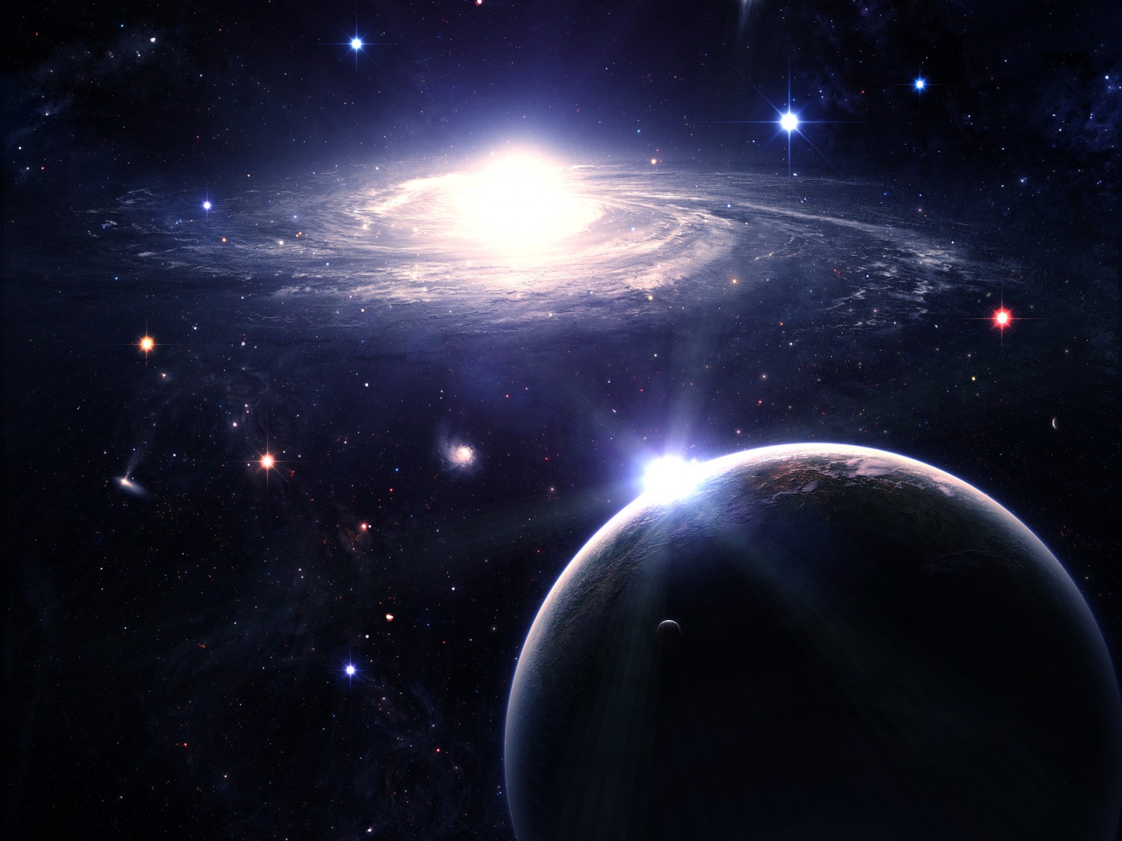 Download mobile wallpaper Universe, Galaxy, Space, Planet, Sci Fi, Star, Dwarf Star for free.