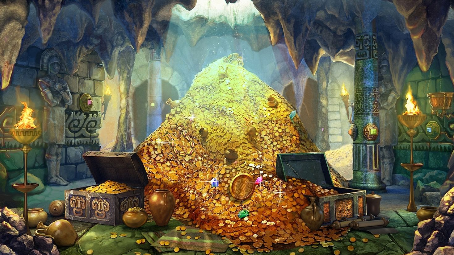Золотая лежит на дне. Сокровищница дракона ДНД арт. Сокровищница ДНД. Dungeons & Dragons сокровища. Warcraft гора золота арт.