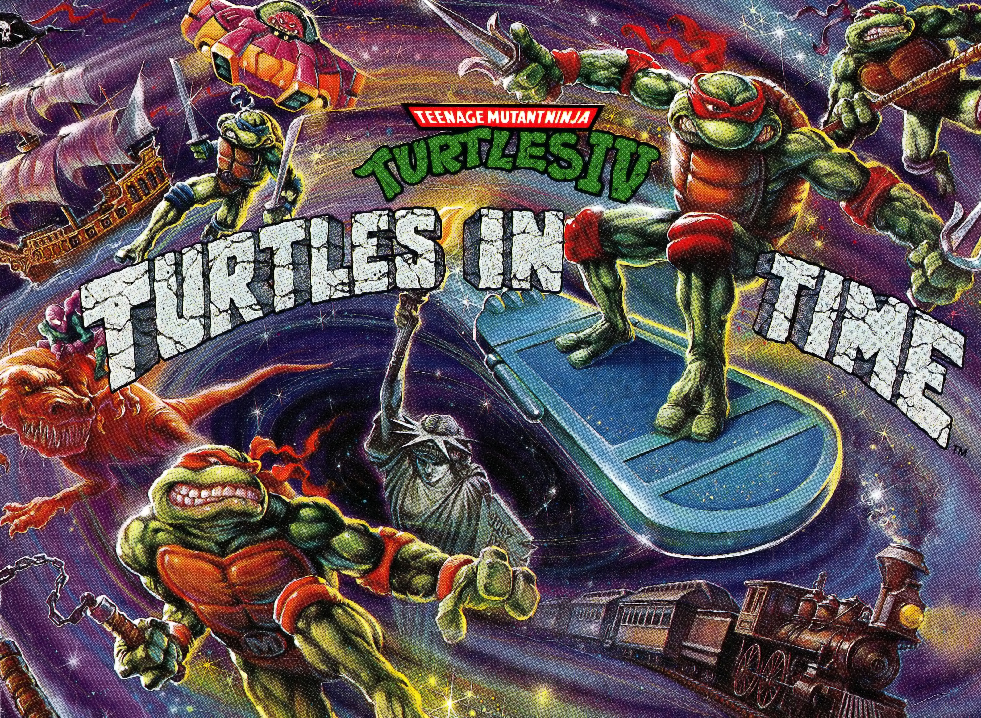 303312 Hintergrundbild herunterladen computerspiele, teenage mutant ninja turtles iv: schildkröten in der zeit, teenage mutant ninja turtles - Bildschirmschoner und Bilder kostenlos