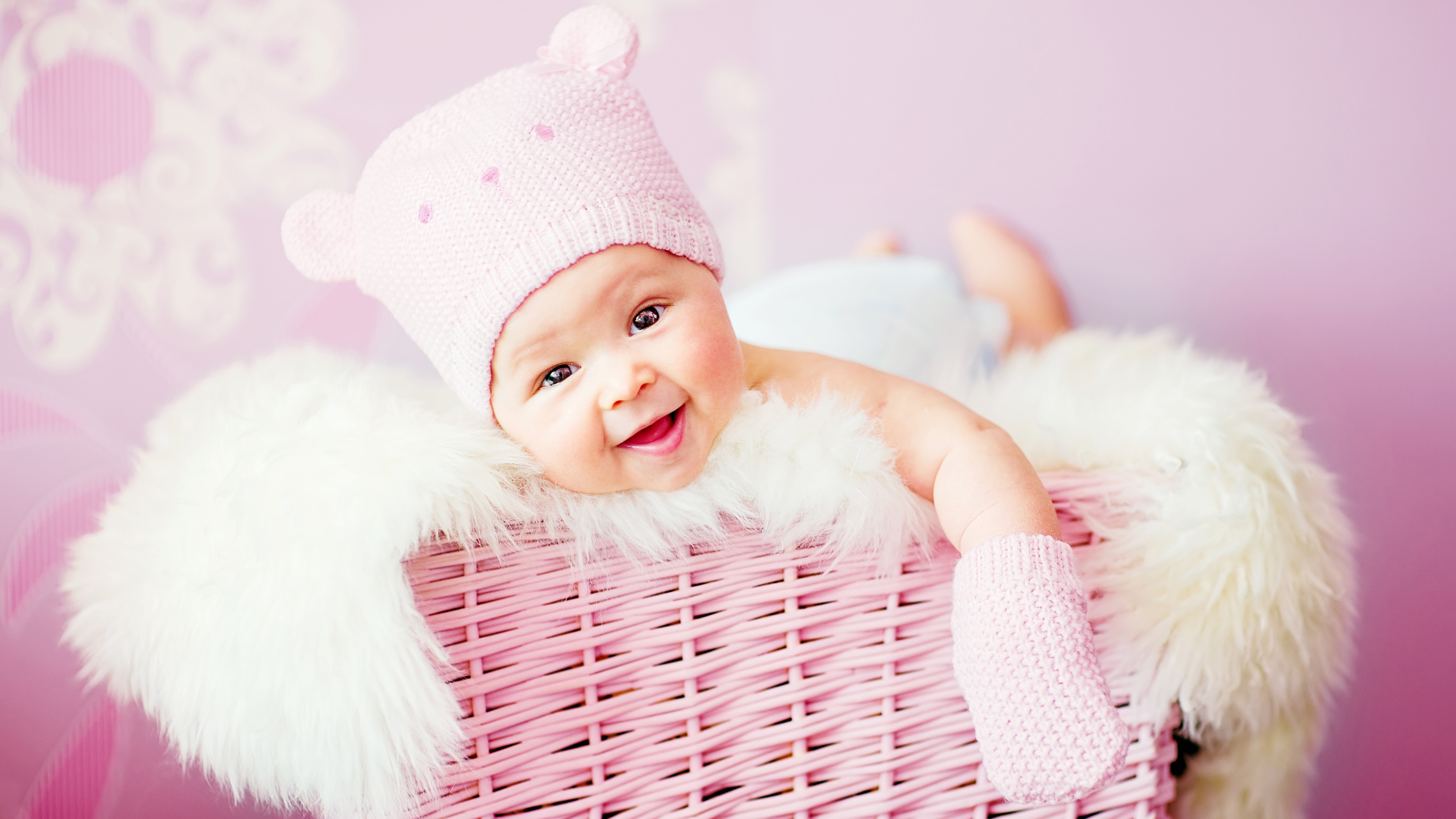 baby, child, photography, cute, pink 4K