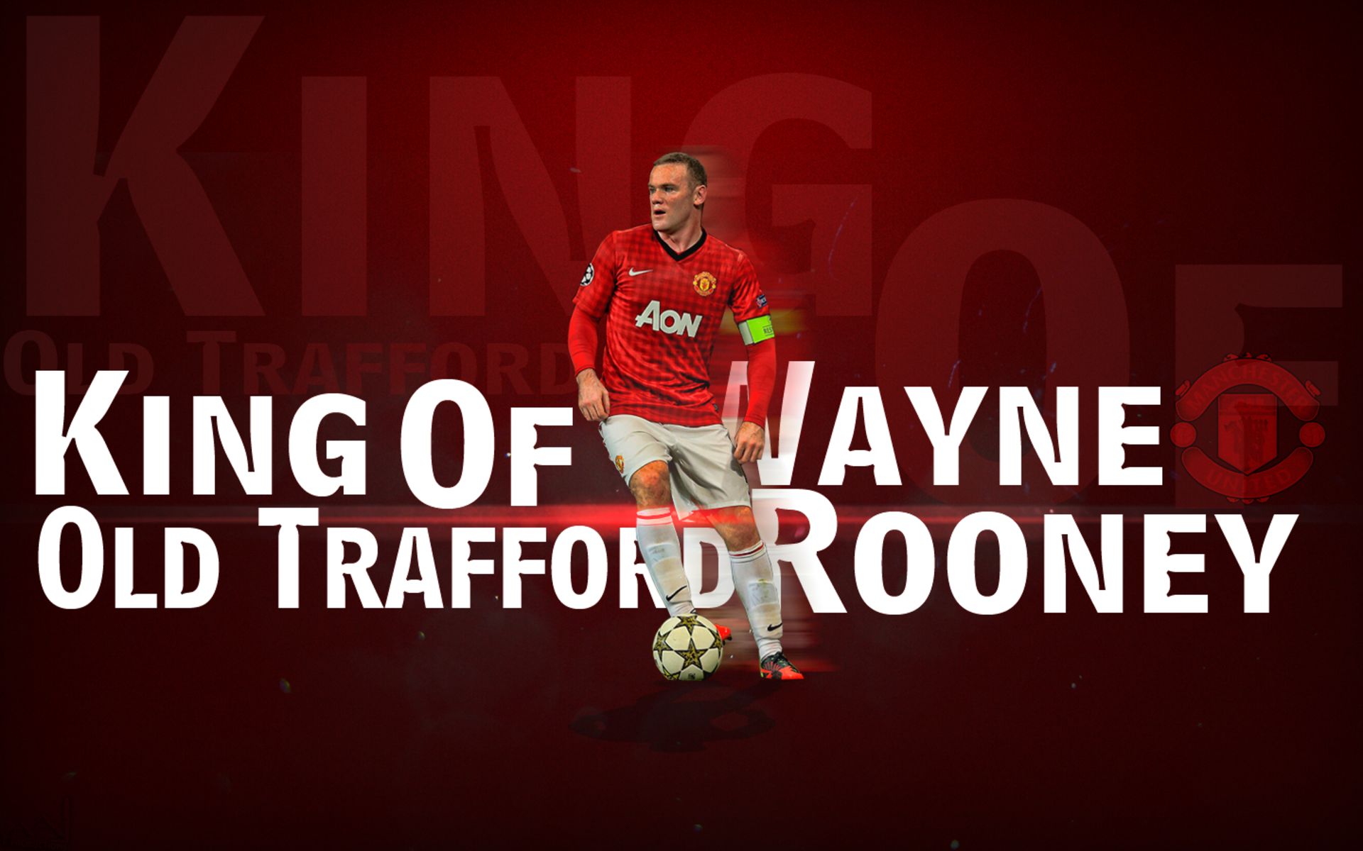 Download Wayne Rooney Football Jersey Wallpaper