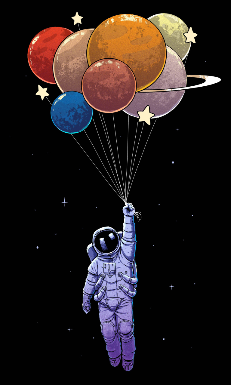 1372764 免費下載壁紙 科幻, 宇航员, 宇航服, 气球 屏保和圖片