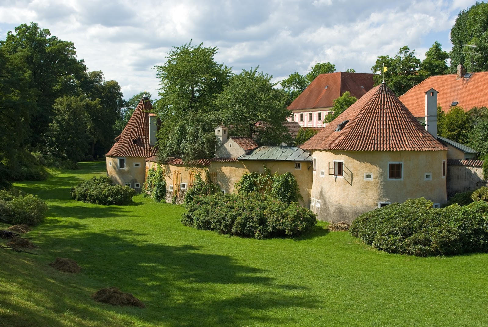 Free download wallpaper House, Old, Village, Czech Republic, Man Made on your PC desktop