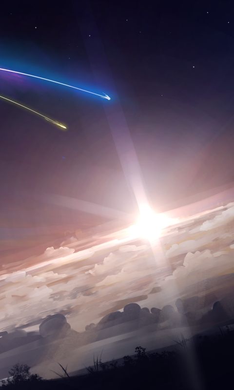 Mobile Wallpaper: Anime, Sky, Your Name, Kimi No Na Wa, 1299204 Download  The Picture For Free.
