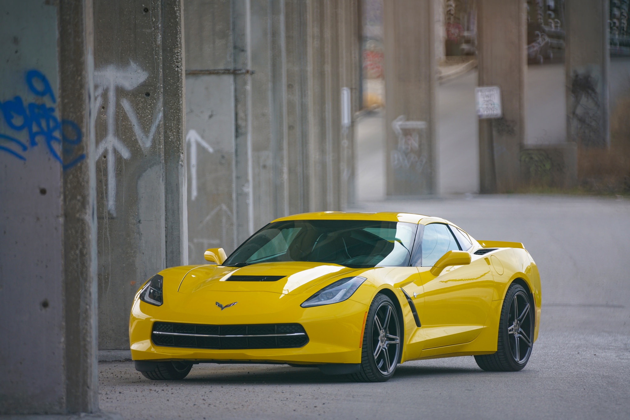 Chevrolet Corvette Stingray Р¶РµР»С‚С‹Р№