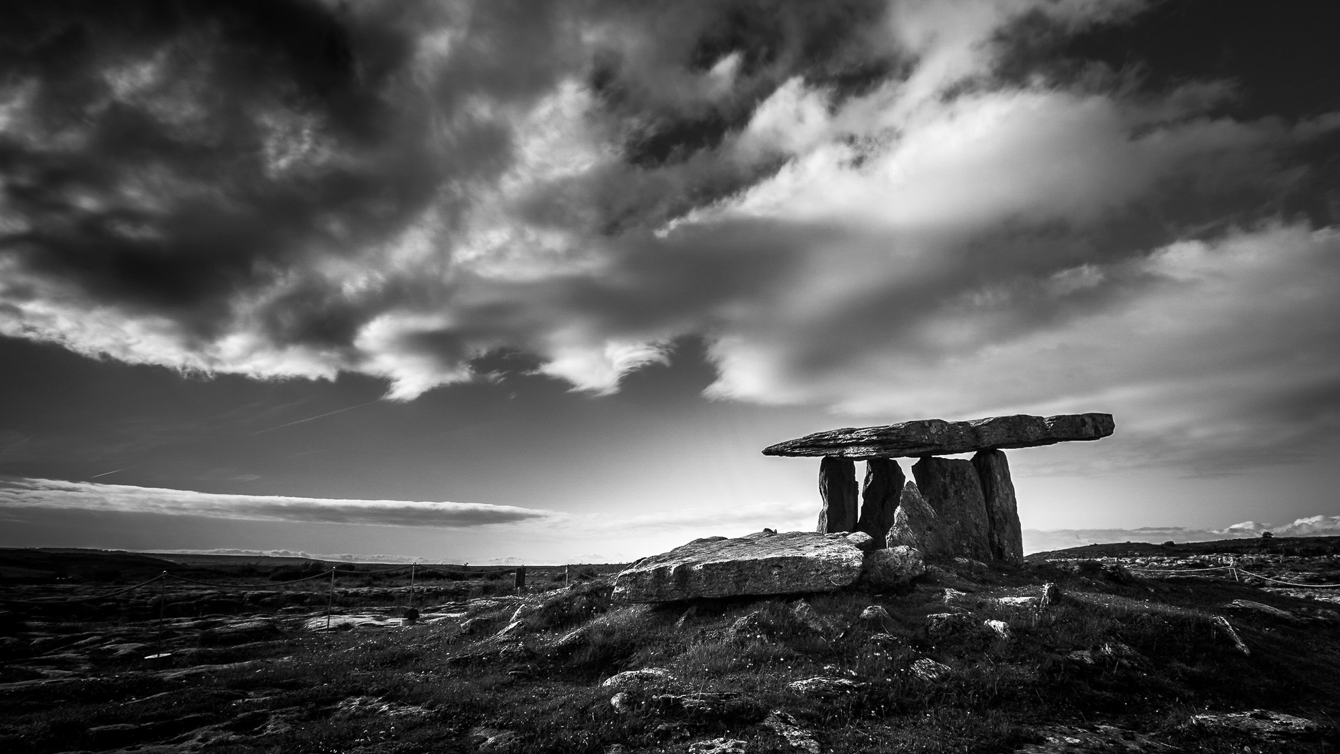 man made, poulnabrone dolmen, prehistoric cell phone wallpapers