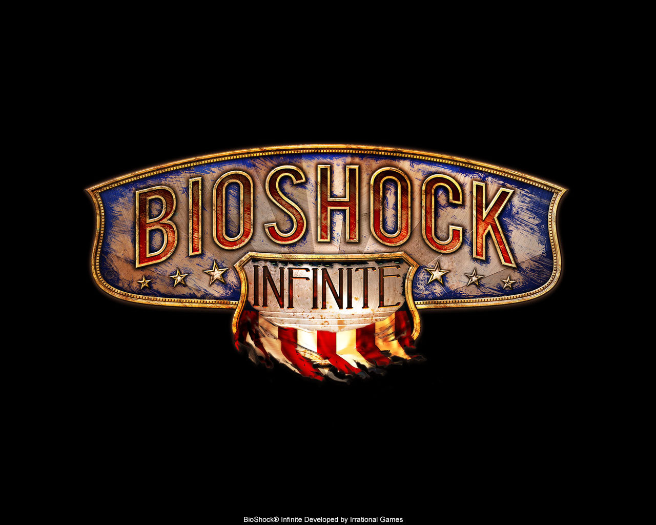 Скачать картинку Биошок (Bioshock), Фон, Игры, Логотипы в телефон бесплатно.