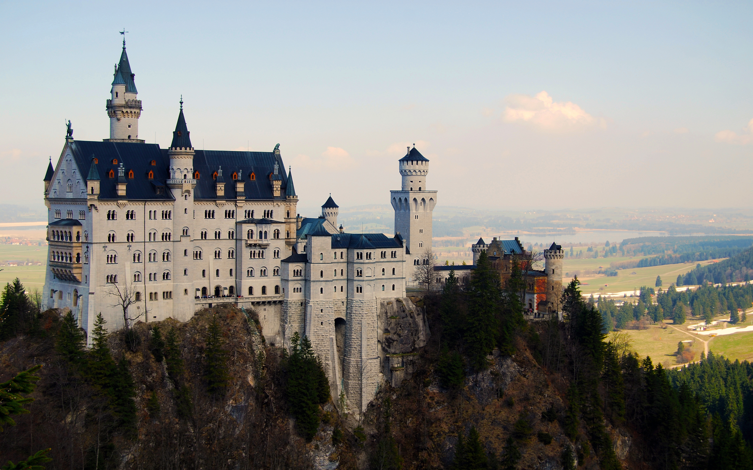 castles, man made, neuschwanstein castle 1080p