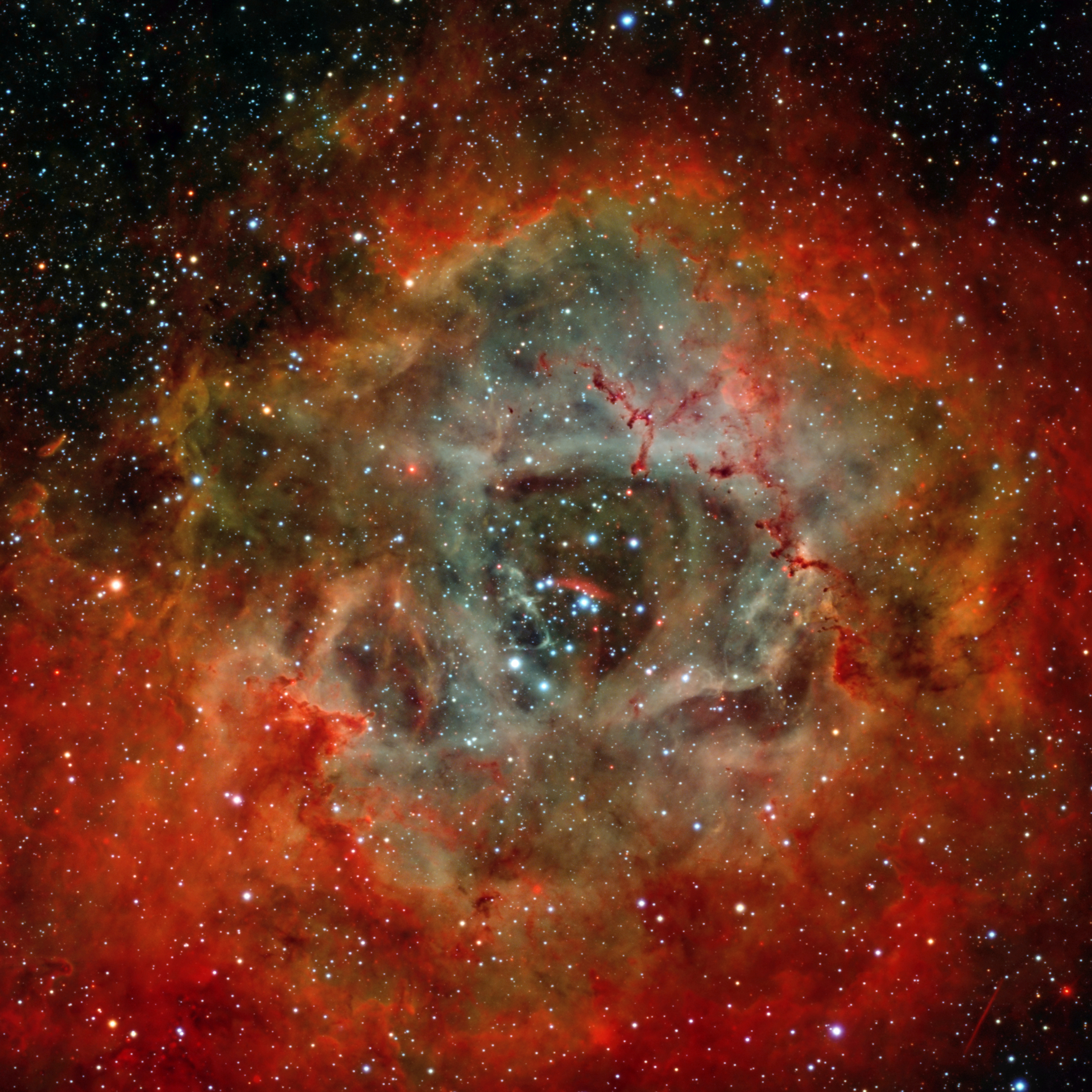 80272壁紙のダウンロード宇宙, ばら星雲, スター, 赤, 赤い, 星雲, グロー, 匂う, 星雲出口-スクリーンセーバーと写真を無料で