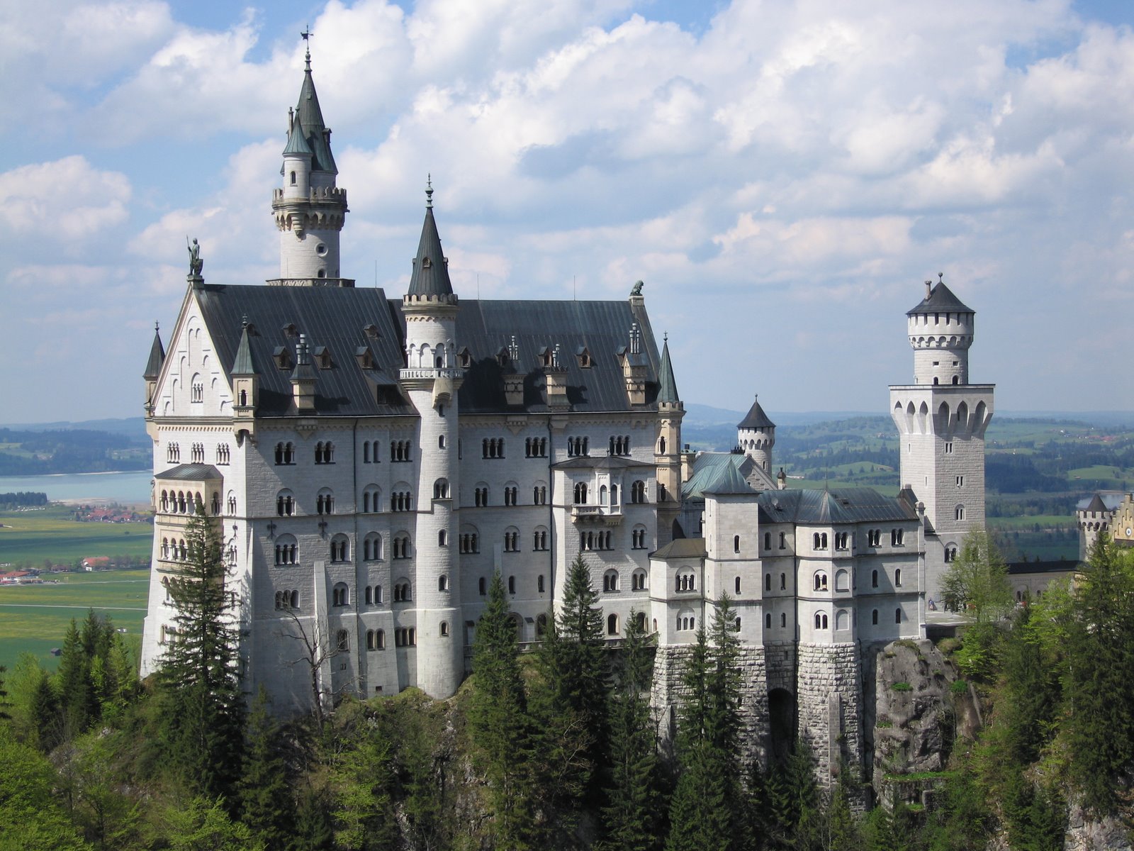 man made, neuschwanstein castle, castles Full HD
