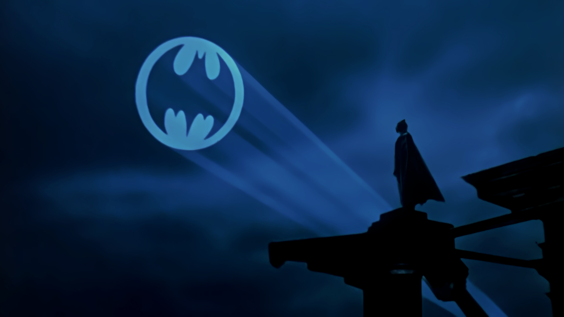 Batman Bats in Night City Desktop Wallpaper - Batman Wallpaper 4k
