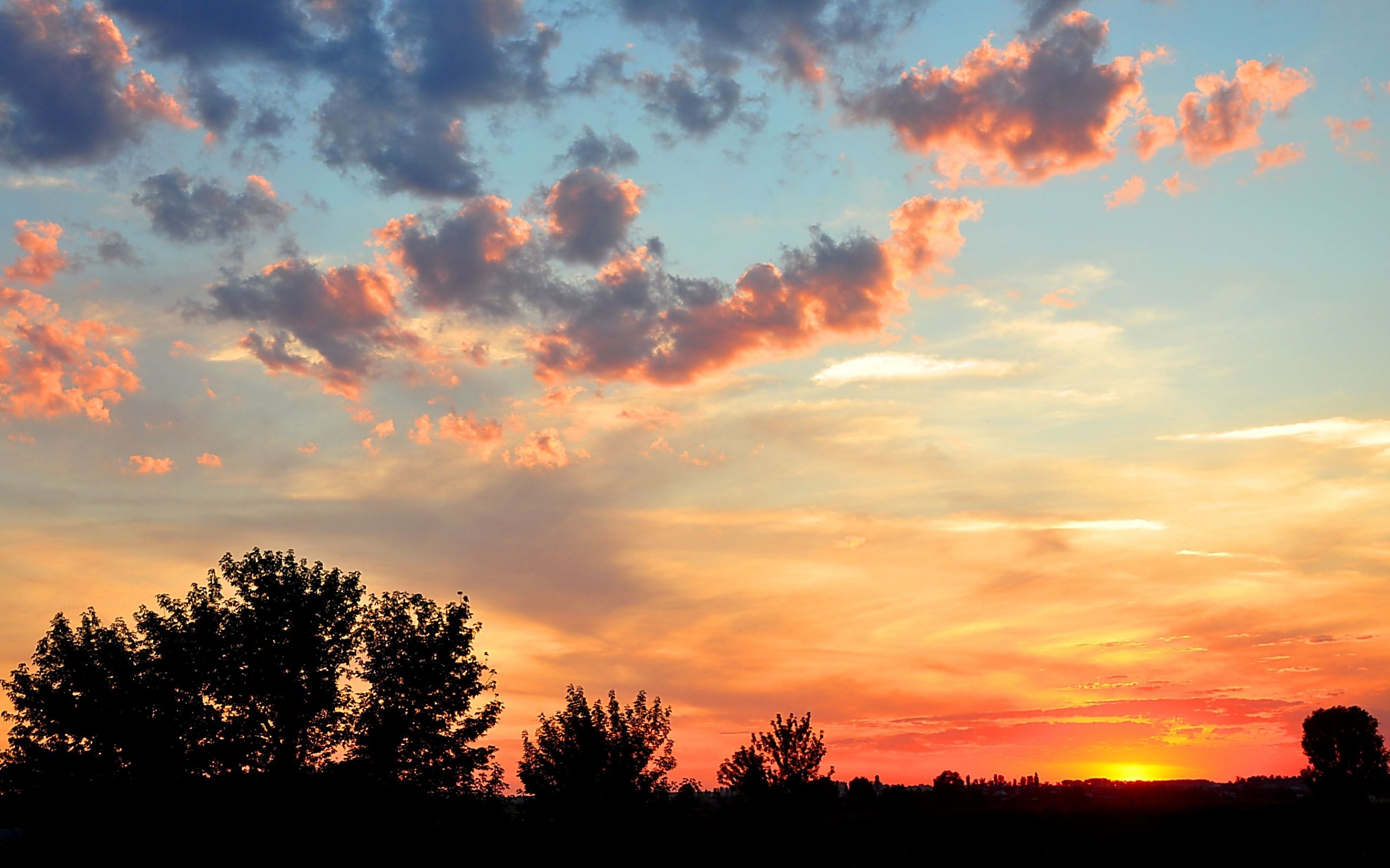 Download mobile wallpaper Sunset, Landscape for free.