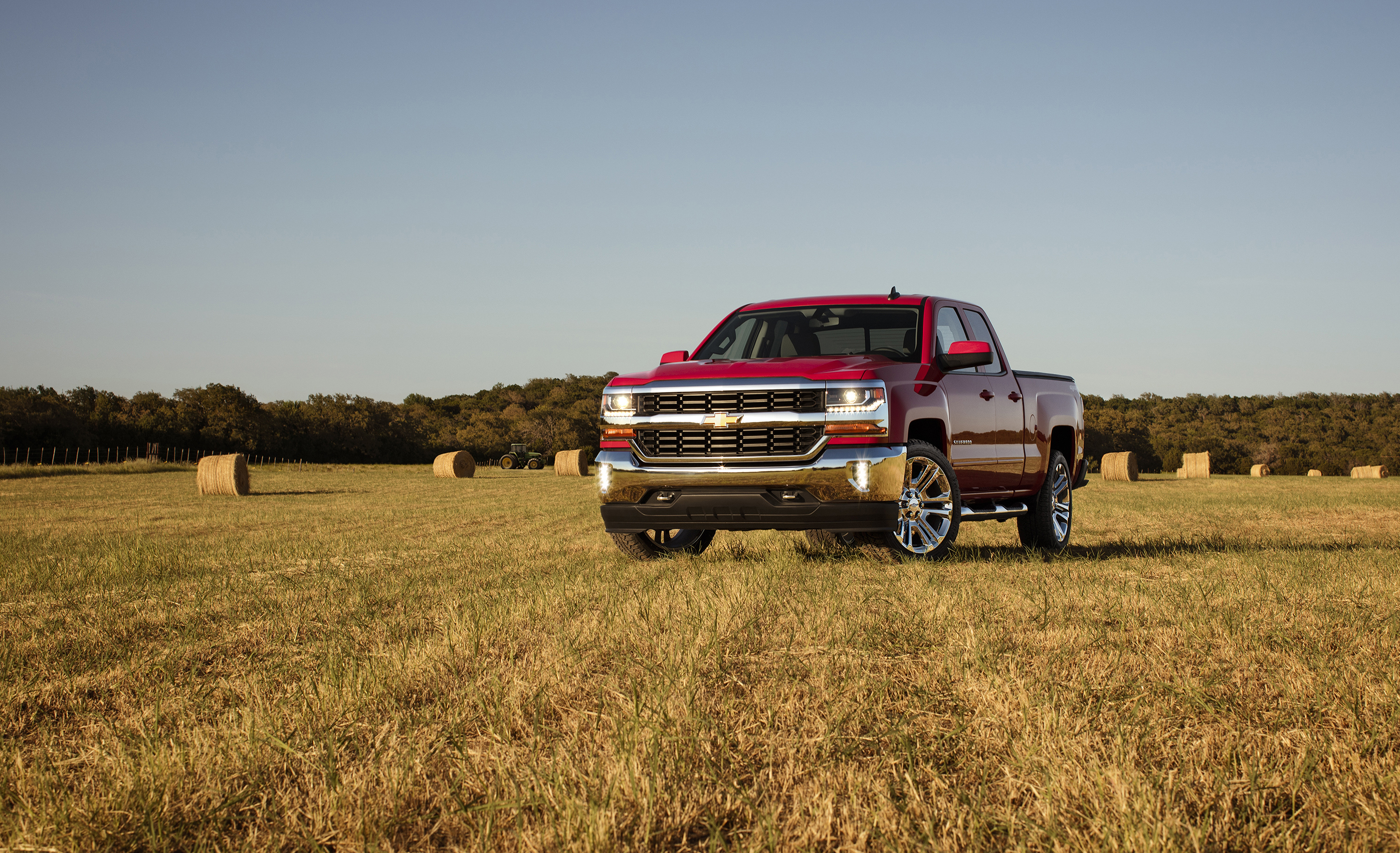 cars, chevrolet, front view, silverado, double cab Smartphone Background