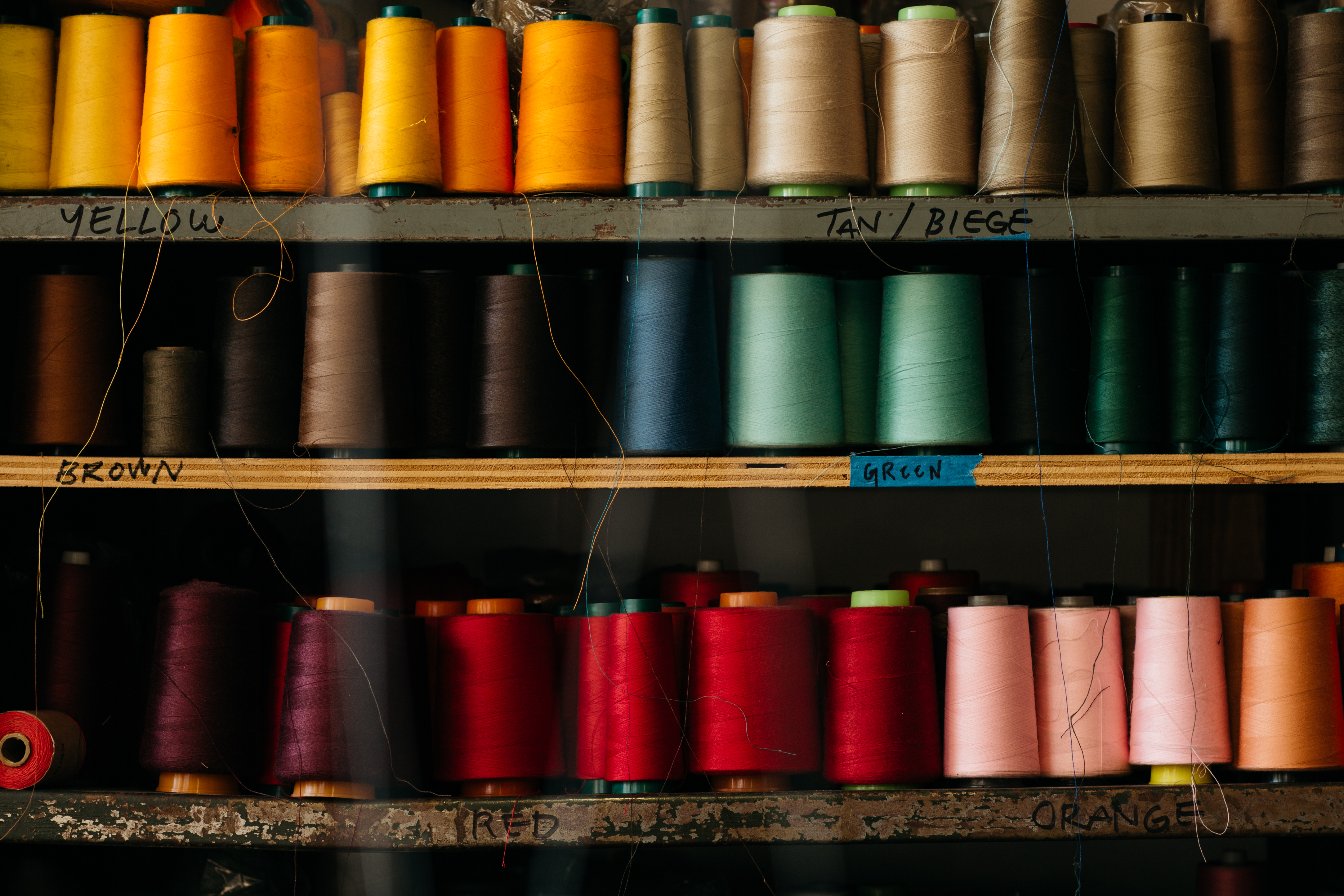 miscellanea, embroidery, thread, multicolored, miscellaneous, motley, threads, coils, coil