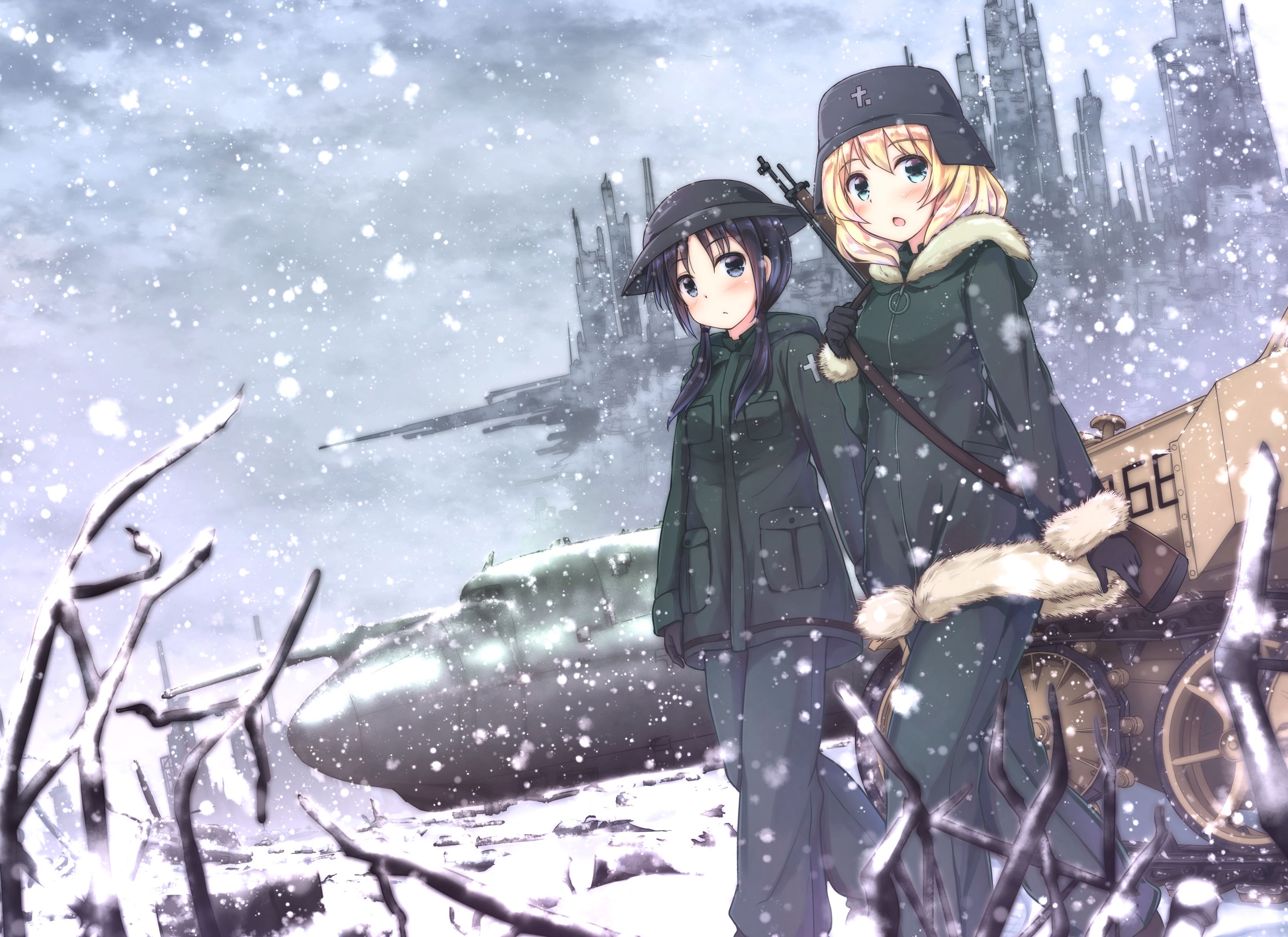 Girls last tour манга скачать фото 23