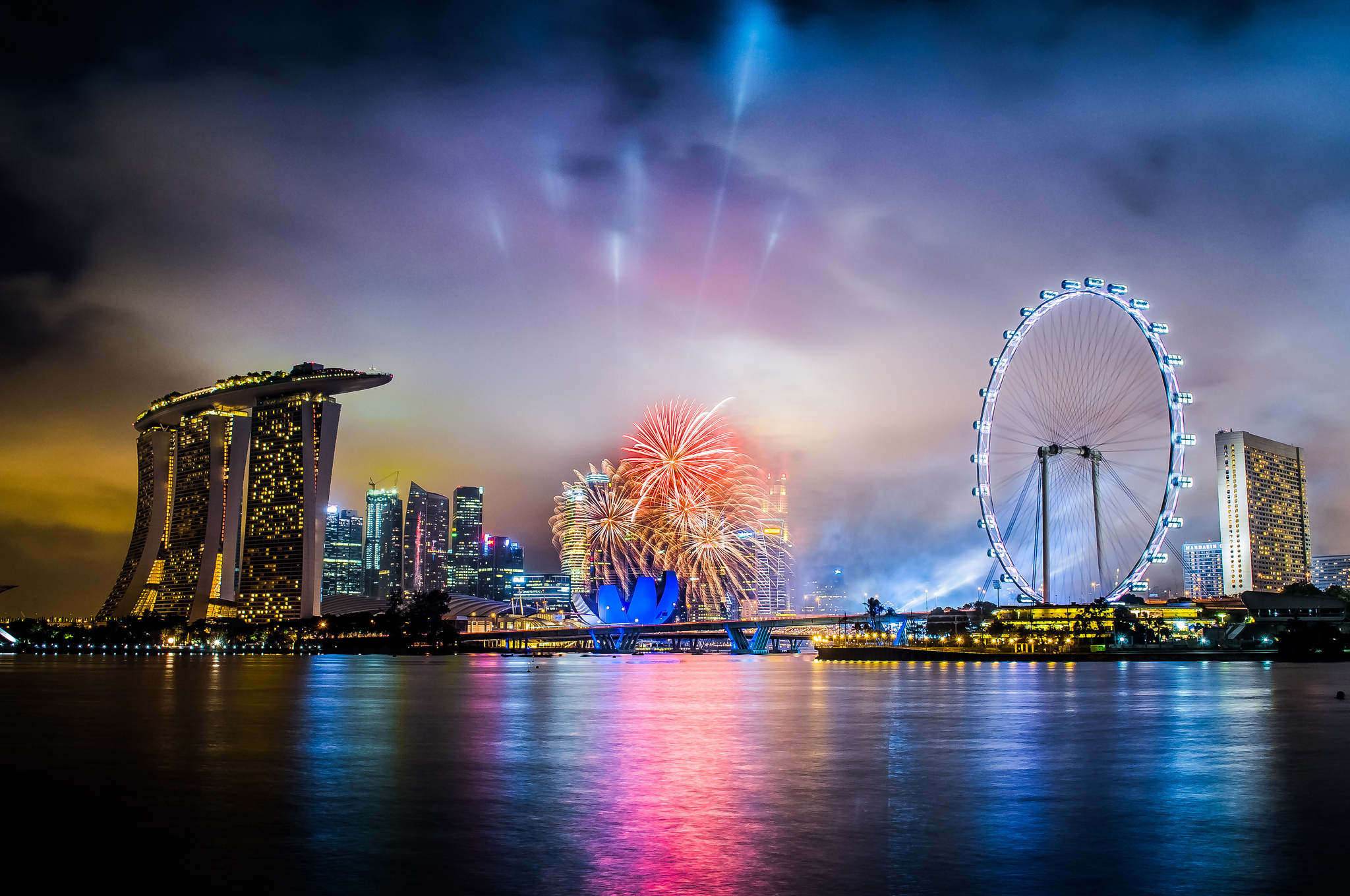man made, singapore, cities HD for desktop 1080p
