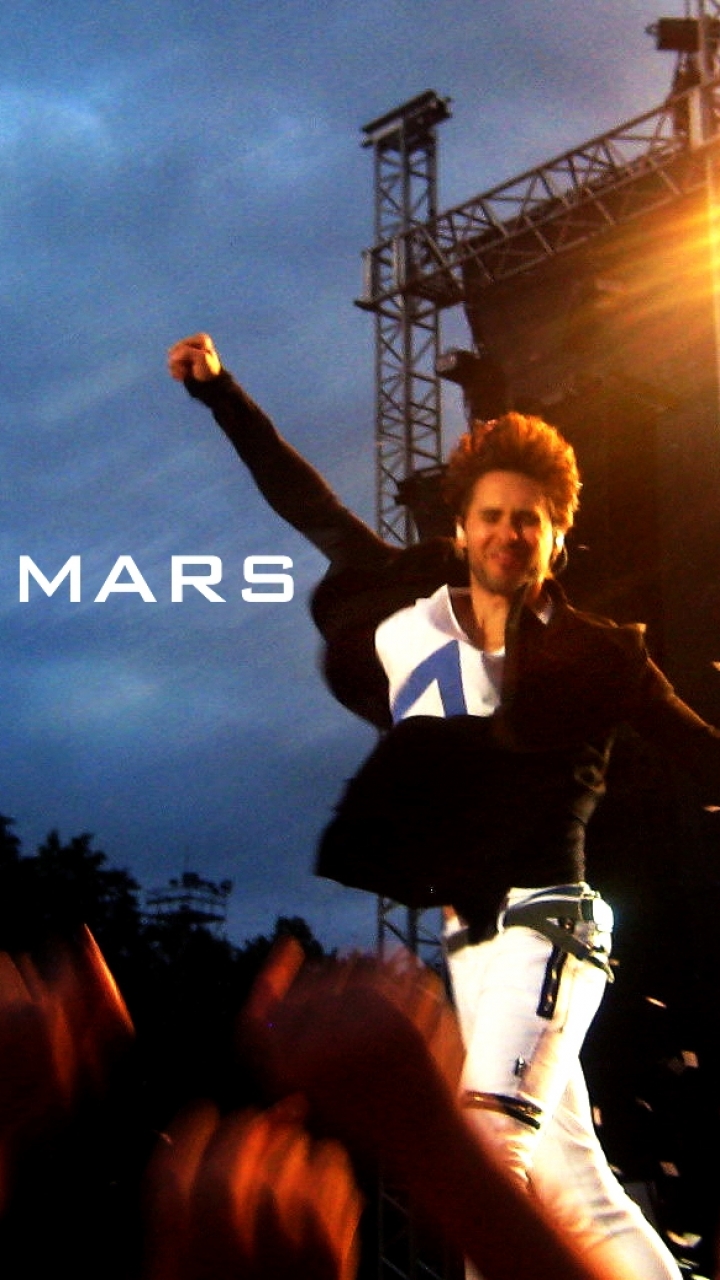 music, thirty seconds to mars, rock (music), 30 seconds to mars, jared leto Smartphone Background