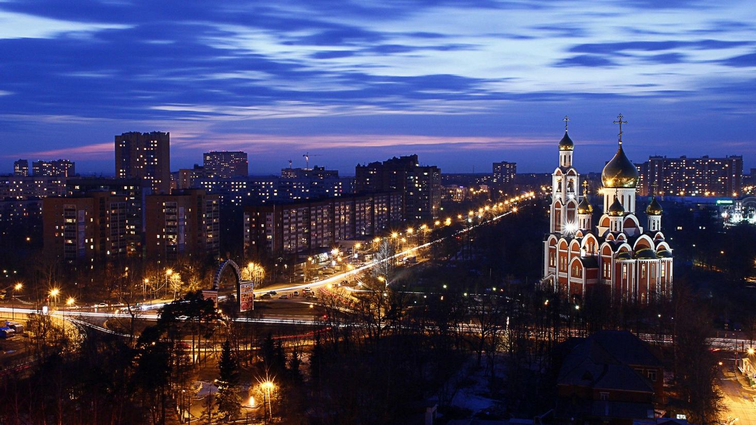 Москва 8 города. Воронеж. Одинцово. Одинцово храм ночью. Церковь Рыбница ночь.