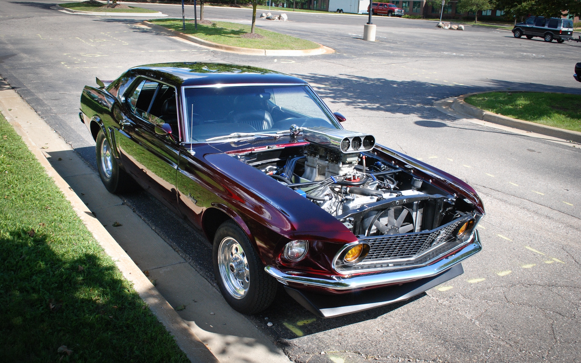 muscle car, ford mustang, hot rod, vehicles, classic car, ford Full HD