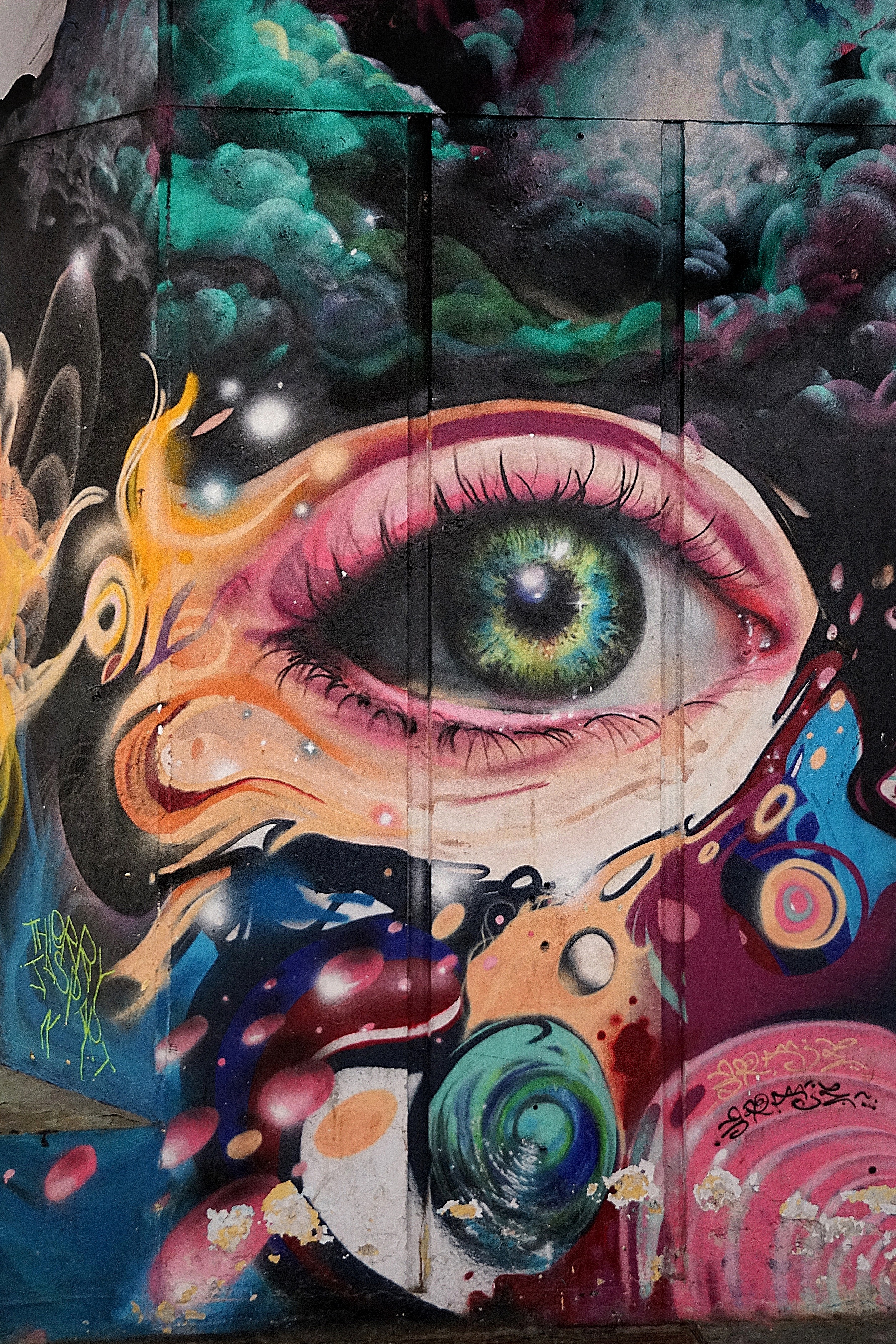 graffiti, art, eye, pupil, eyelash, eyelashes HD wallpaper
