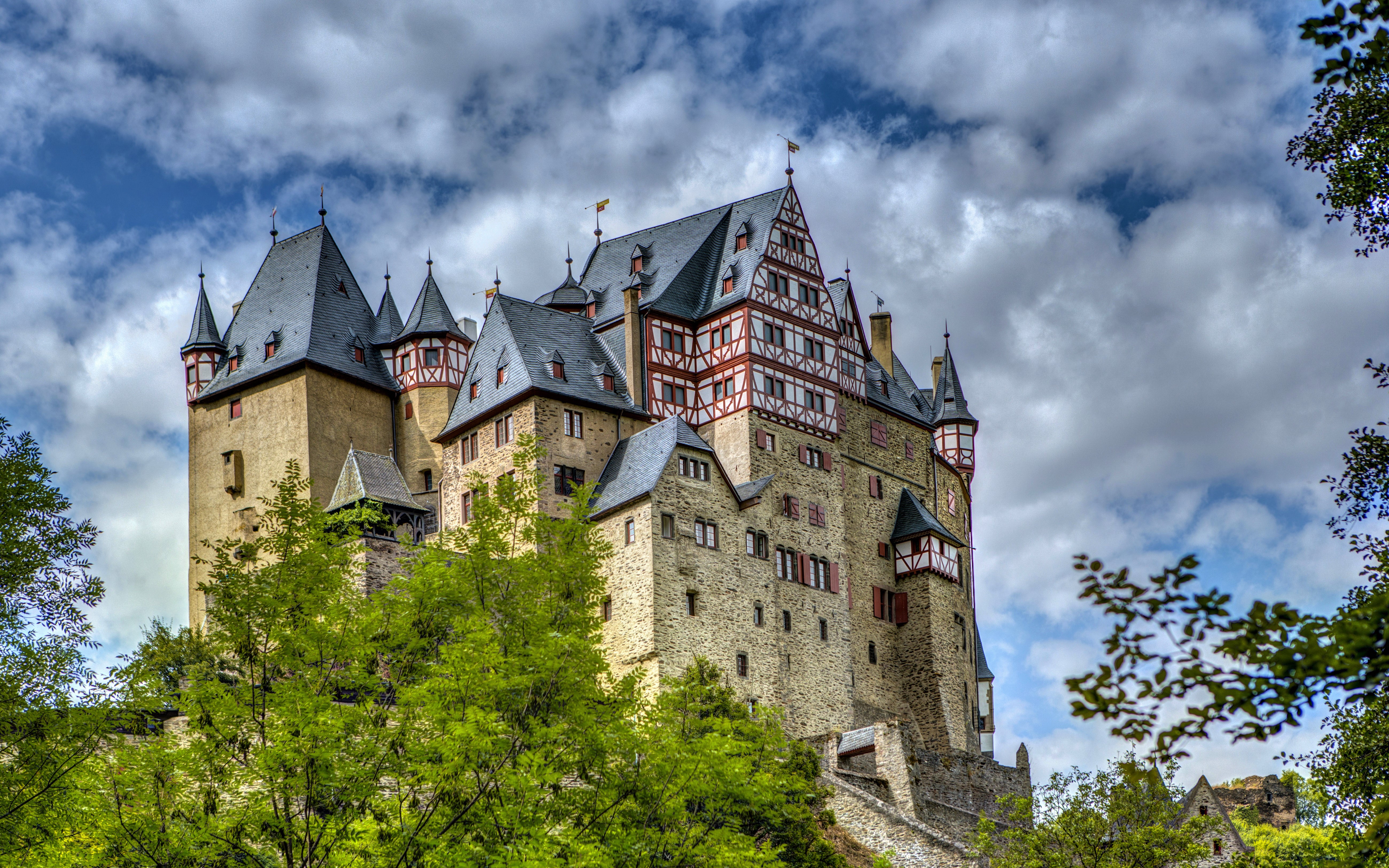 germany, man made, eltz castle, architecture, castle, castles