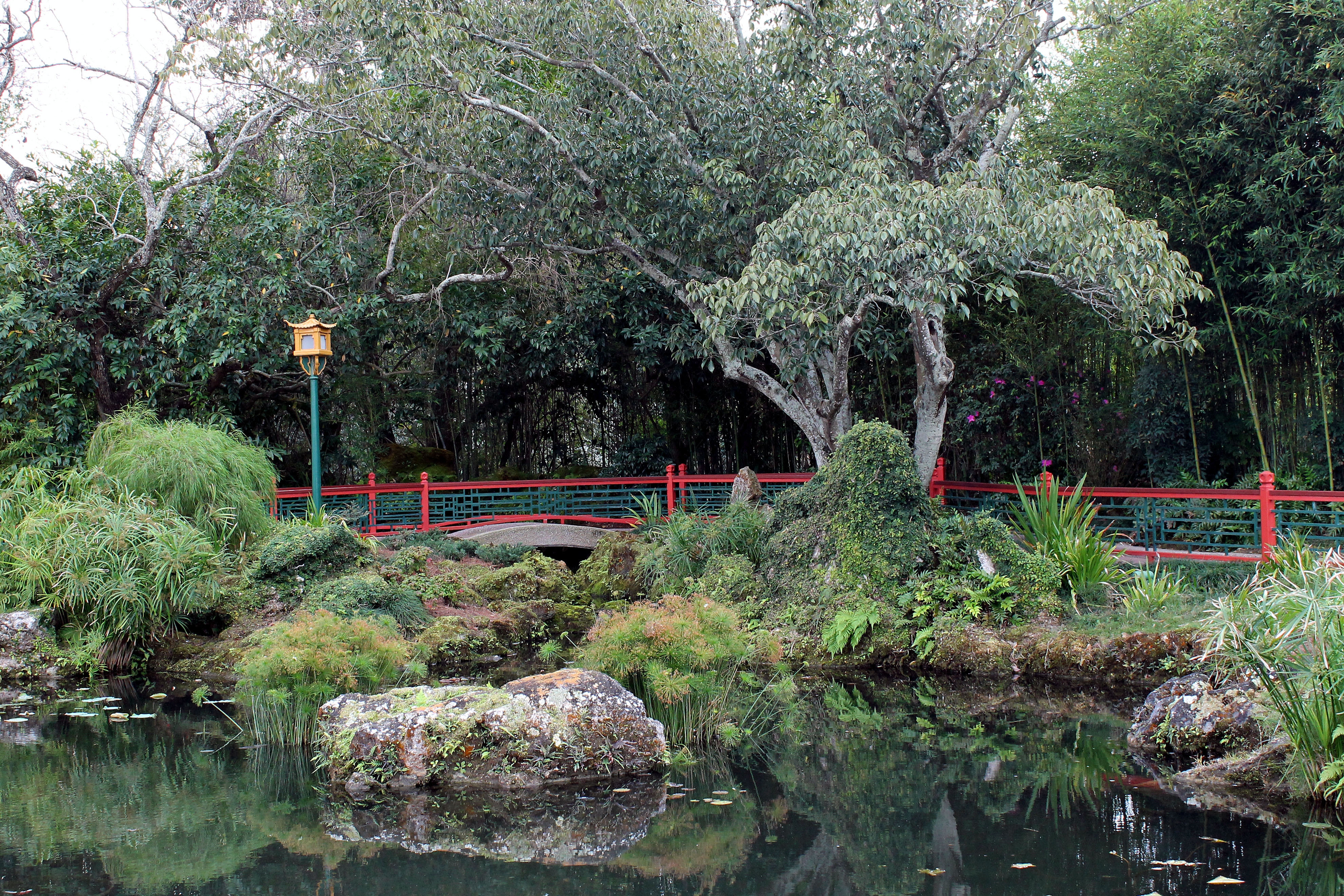 Handy-Wallpaper Park, Der Park, Teichpavillon, Pavillon Teich, Teich, Natur, China, Landschaft kostenlos herunterladen.