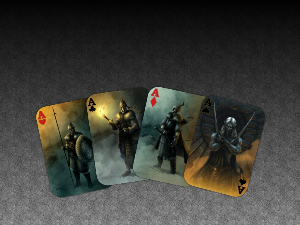 game, card, dark elf, drow