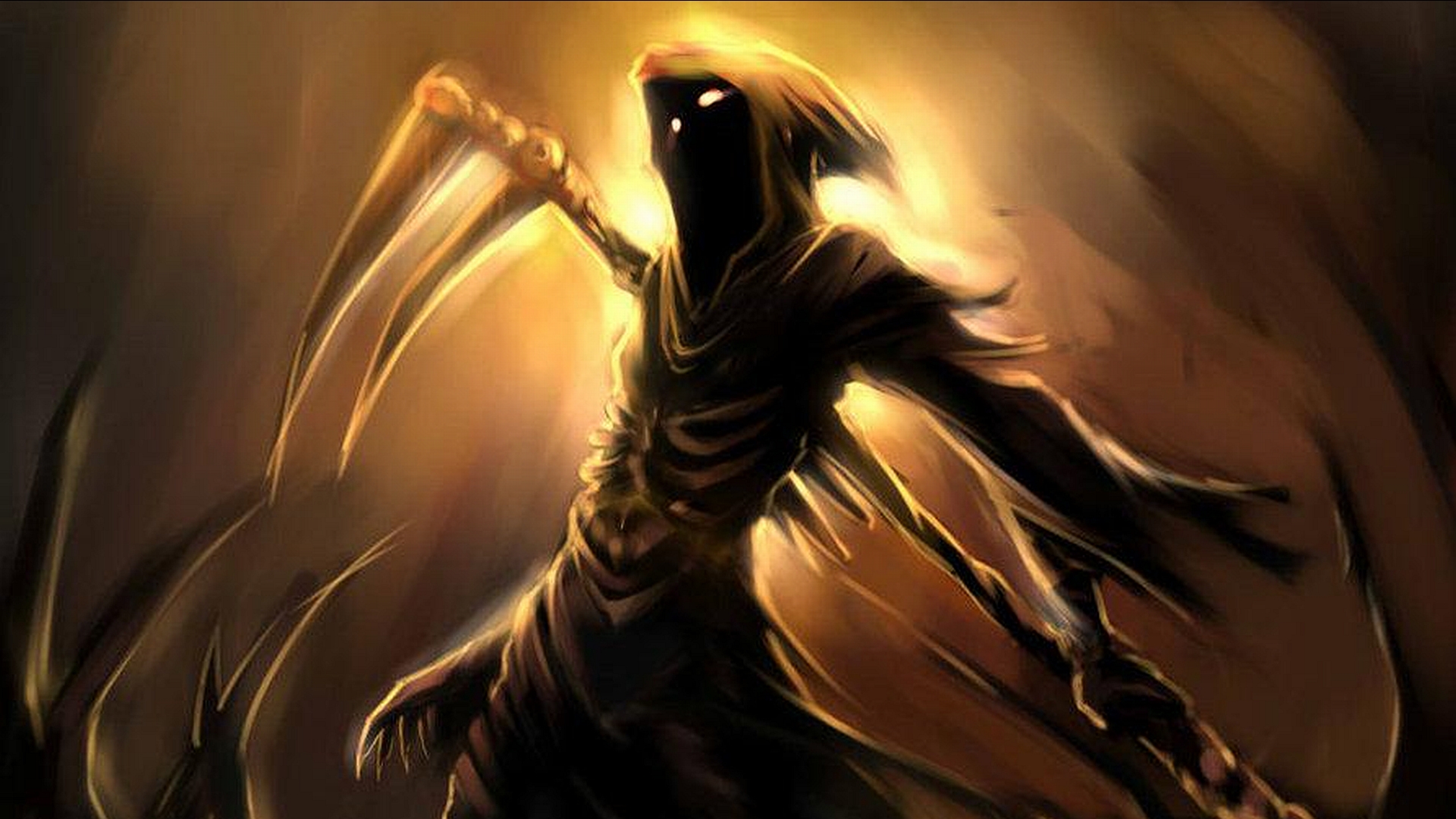 Download mobile wallpaper Grim Reaper, Warrior, Dark for free.