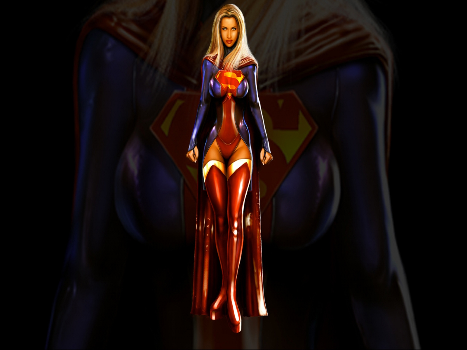 superman, supergirl, comics Full HD