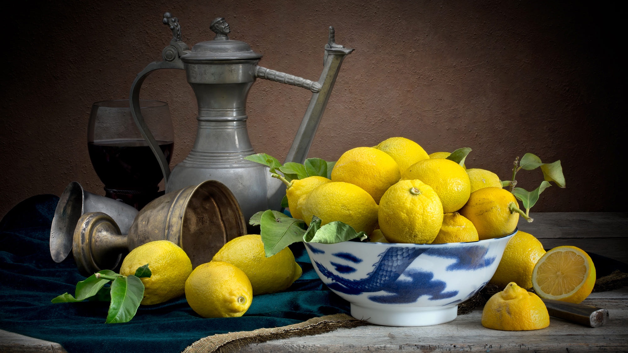 Фотонатюрморты с лимонами