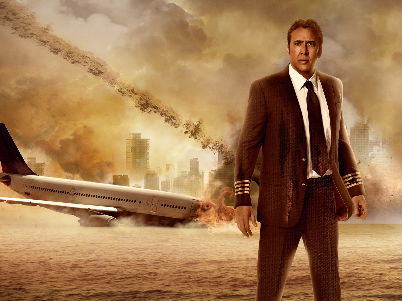 movie, left behind, aircraft, airplane, nicolas cage iphone wallpaper