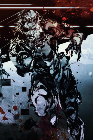 Download Saluting Big Boss Metal Gear 4K Wallpaper | Wallpapers.com