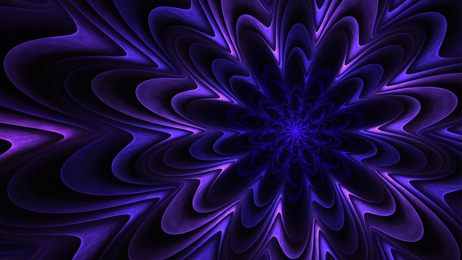 Фиолетовый фрактал