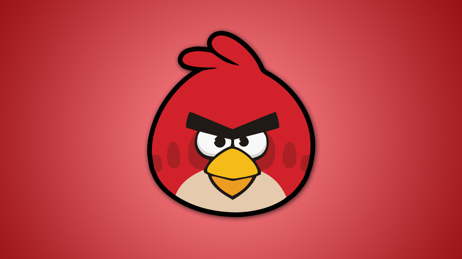 16831 скачать обои злые птицы (angry birds), фон, игры, красные - заставки и картинки бесплатно