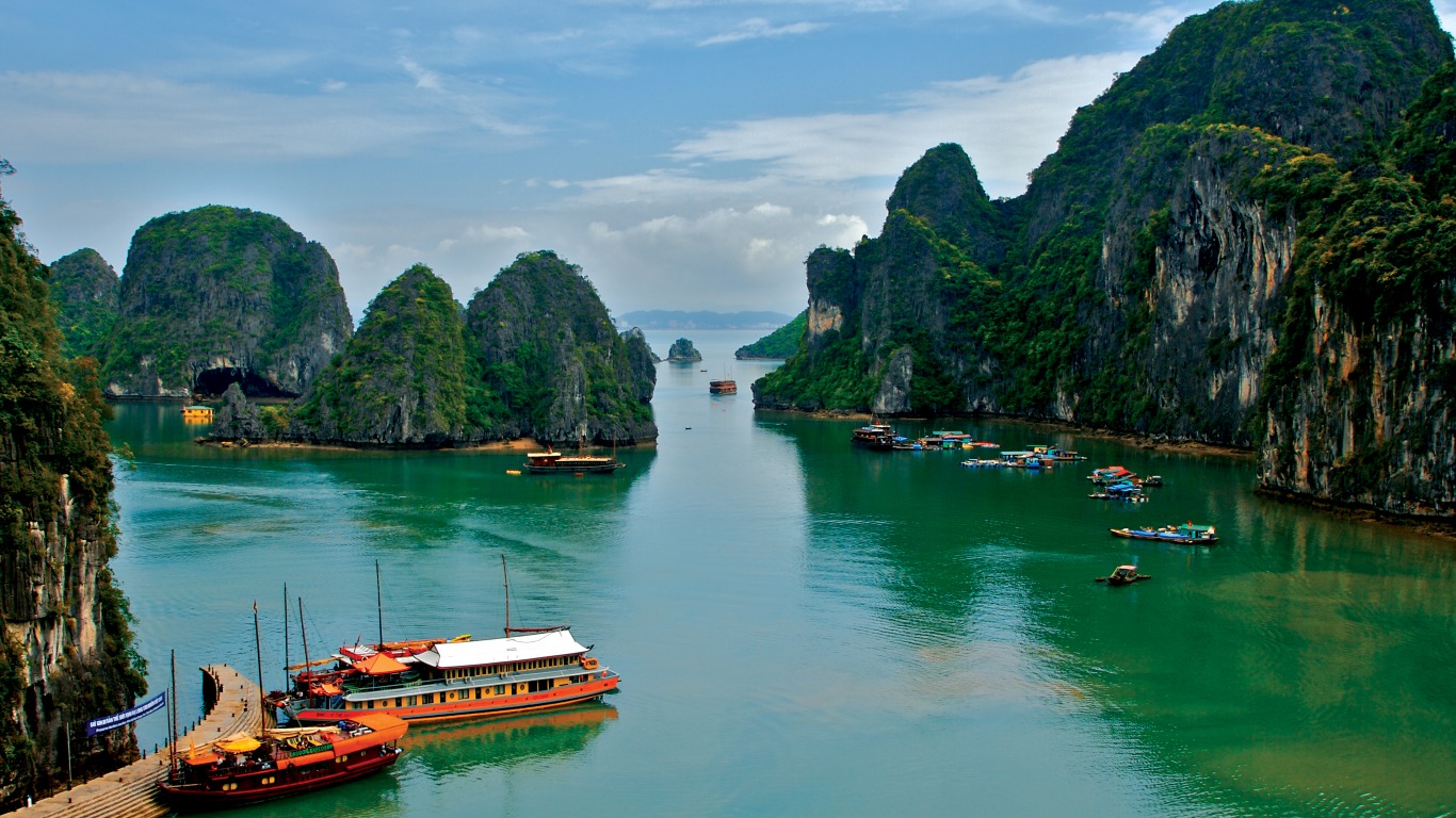 vietnam, photography, hạ long bay, bay, boat, earth, seascape