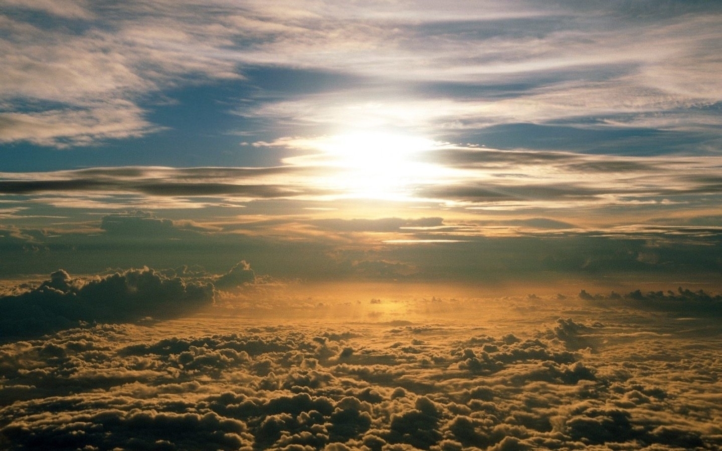 Download mobile wallpaper Sun, Sky, Landscape for free.