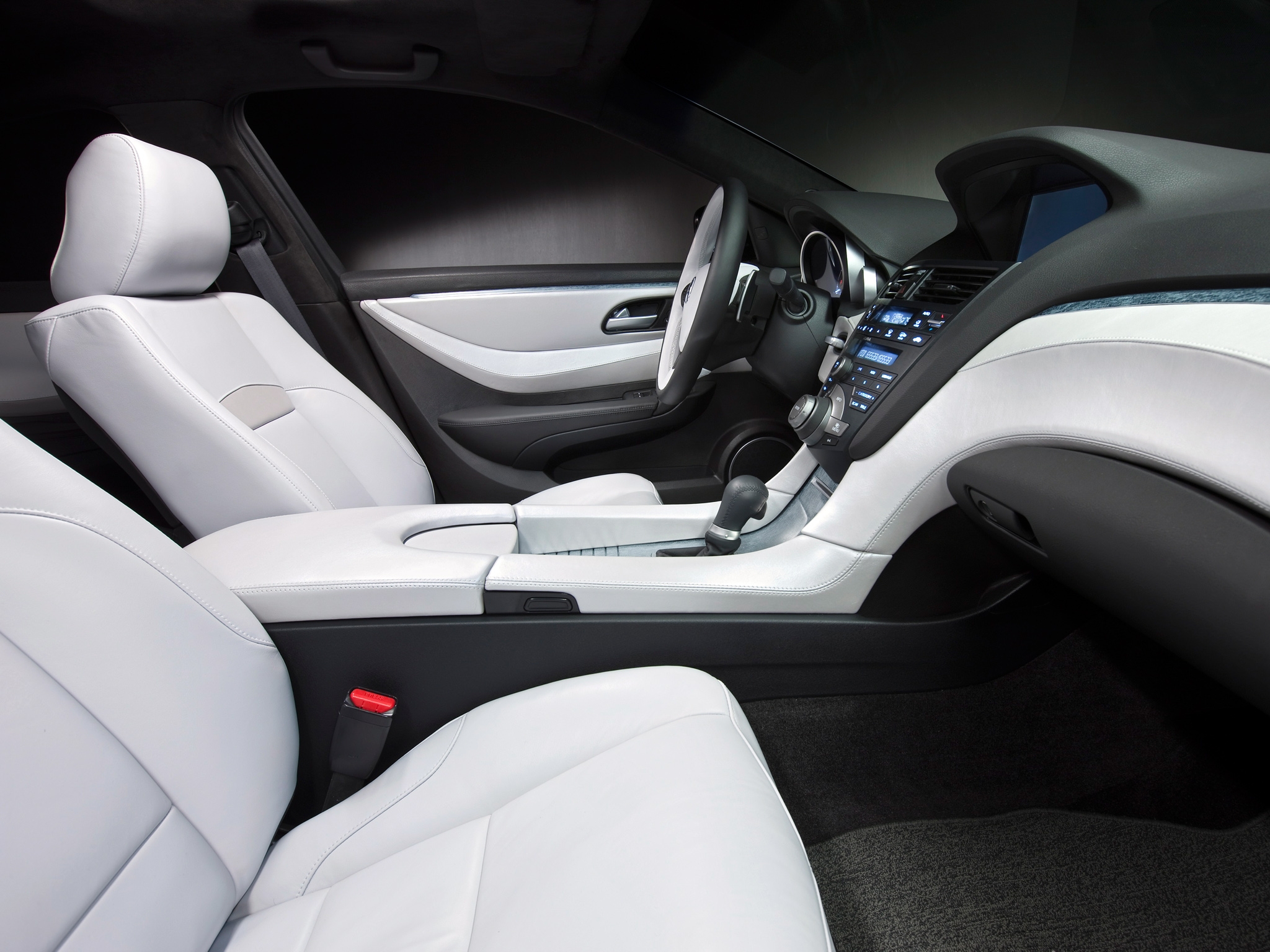 salon, acura, interior, cars, steering wheel, rudder, zdx, 2009, concept car 8K